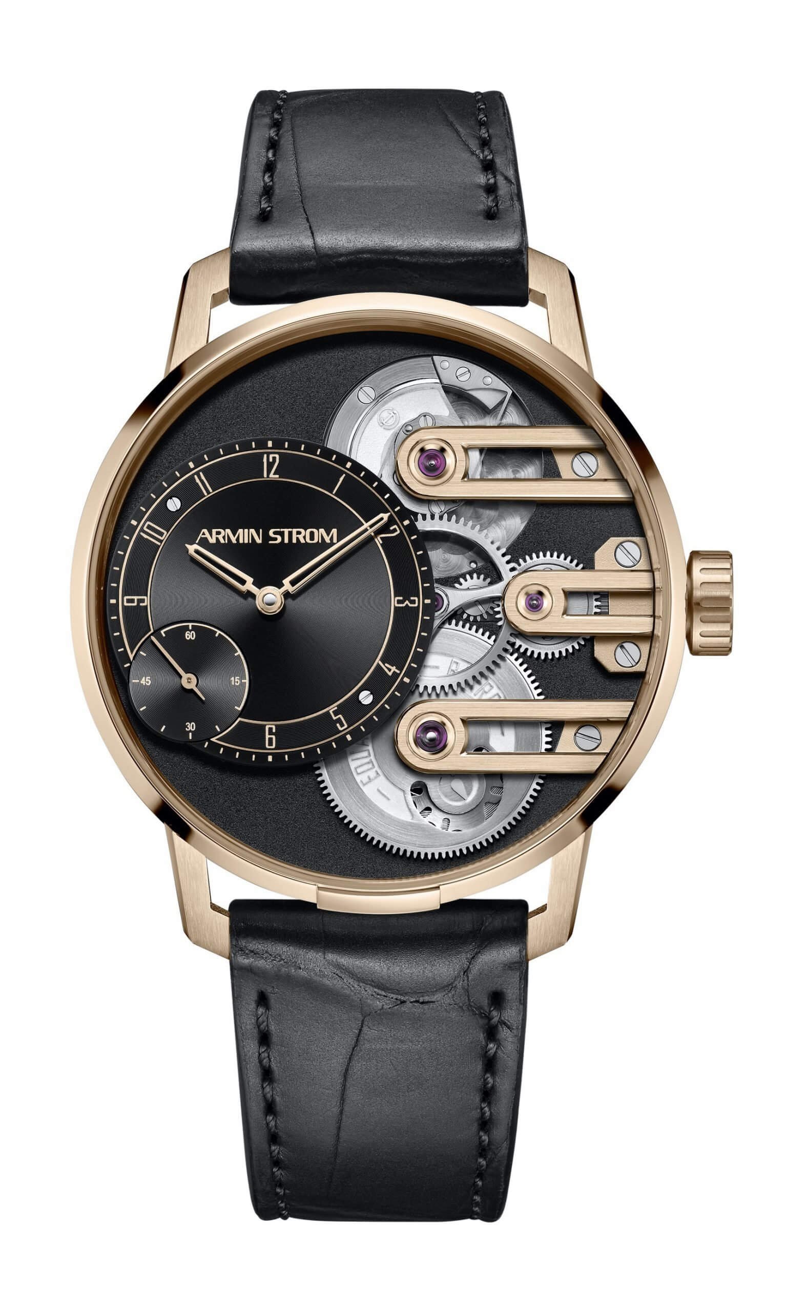 Armin Strom Gravity Equal Force Manufacture Edition Rose Gold Black