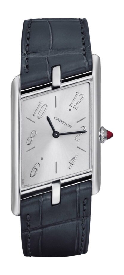 Cartier Montre Tank Asymétrique Silver