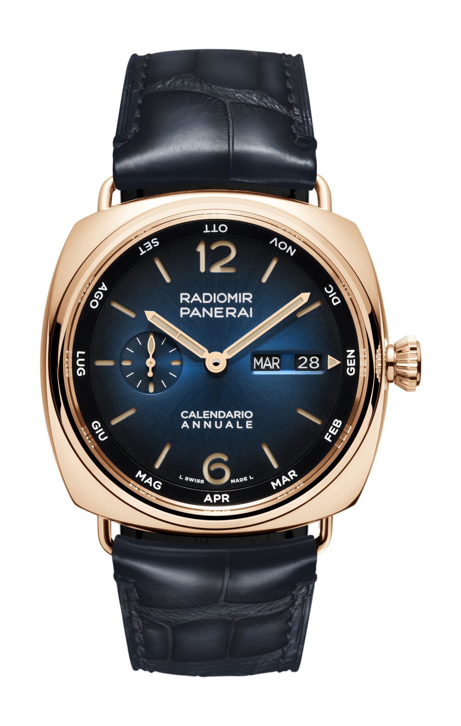 Panerai Radiomir Annual Calendar Goldtech Blue
