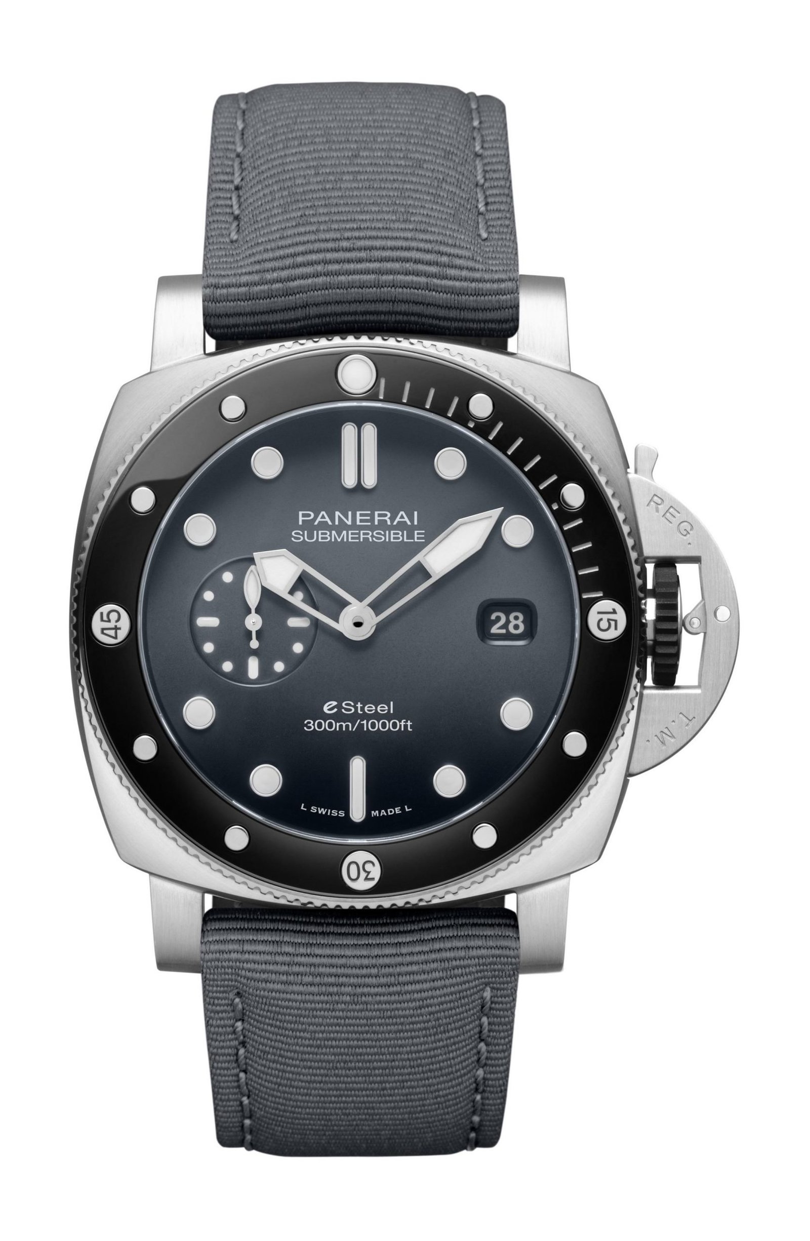 Panerai Submersible Quarantaquattro Esteel Grigio Roccia Gray