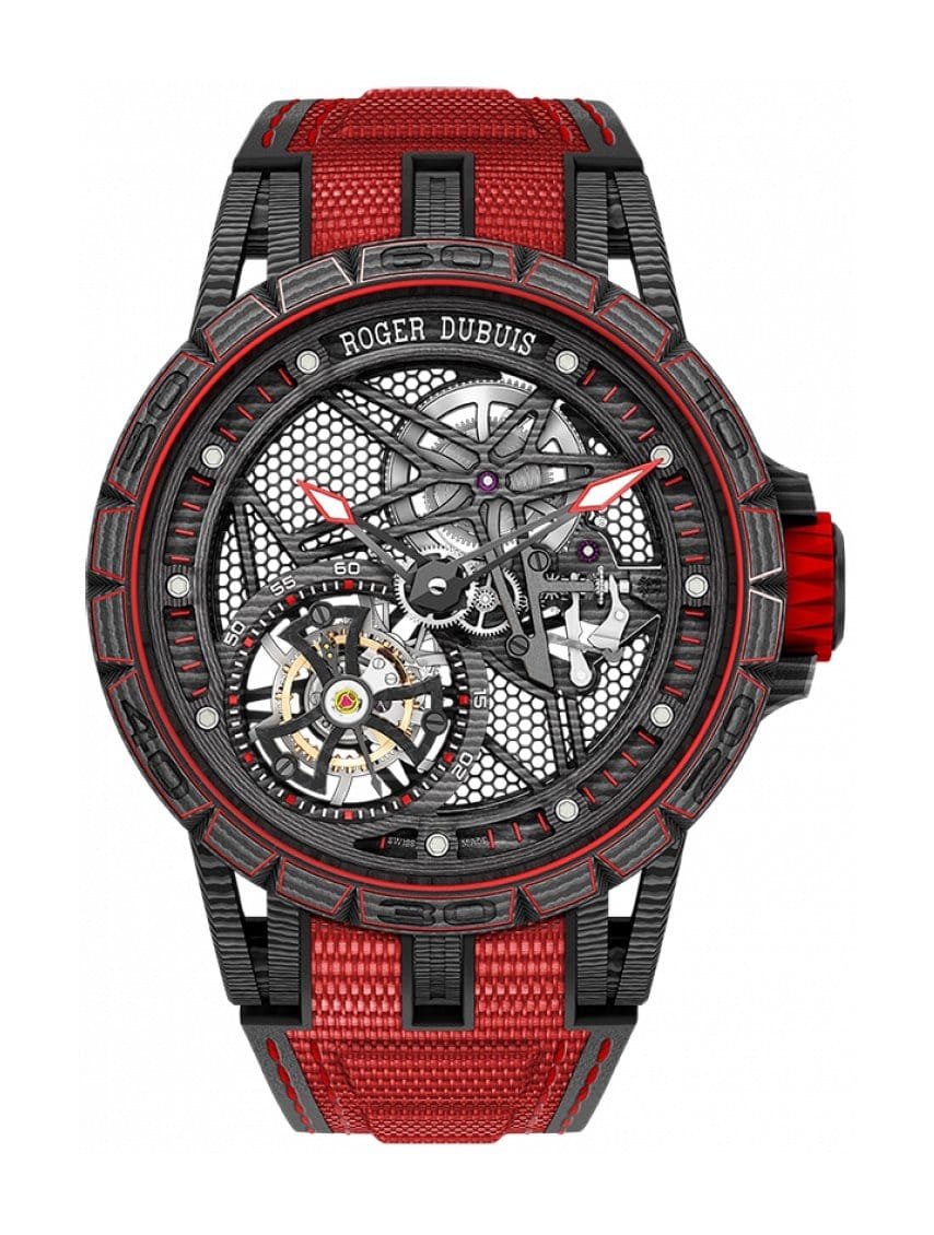Roger Dubuis Excalibur Spider Carbon Skeleton Flying Tourbillon Black
