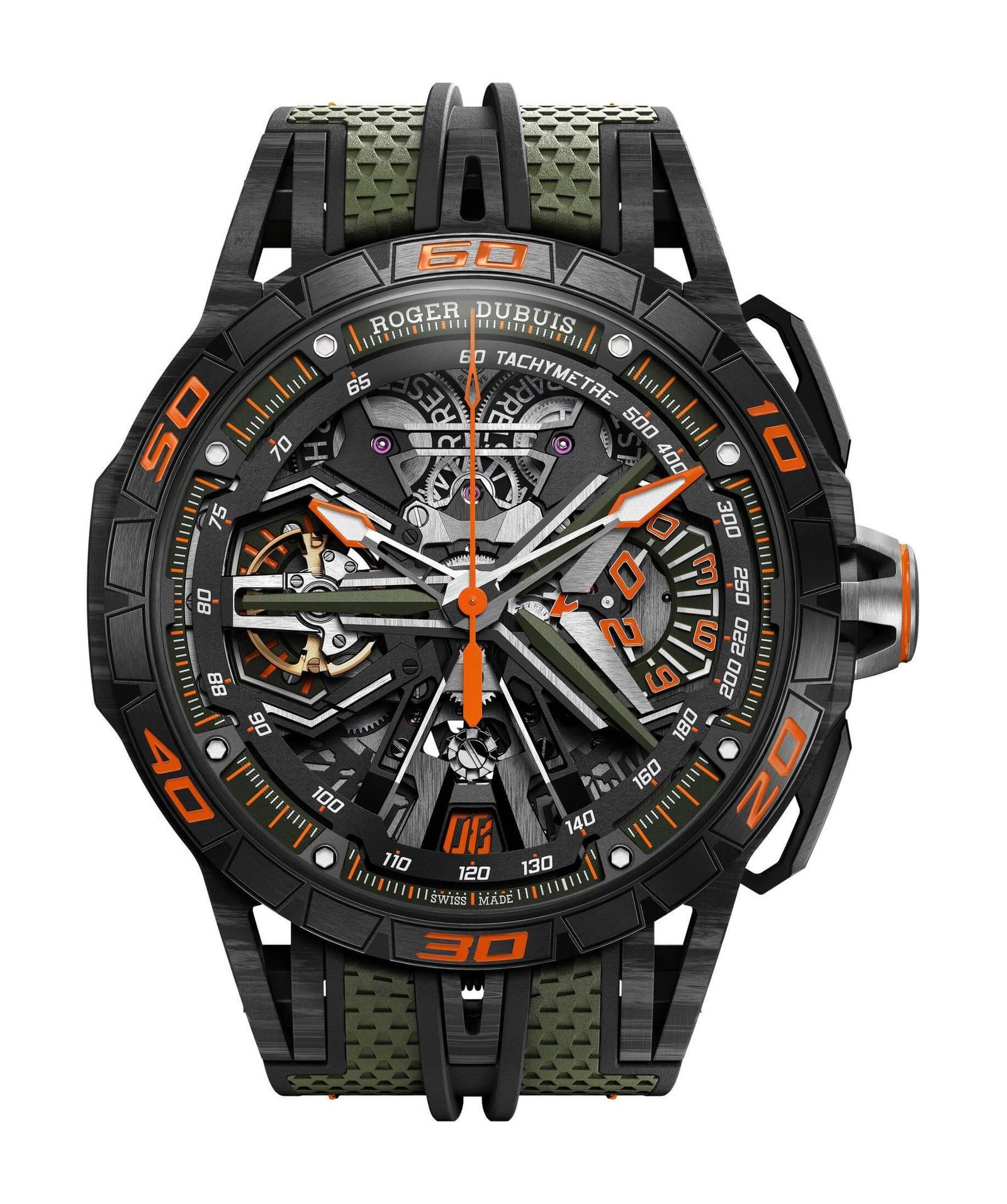 Roger Dubuis Excalibur Spider Revuelto Flyback Chronograph Green