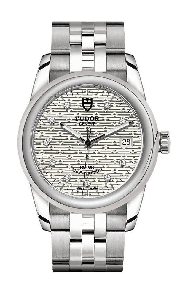 Tudor Glamour Date Silver