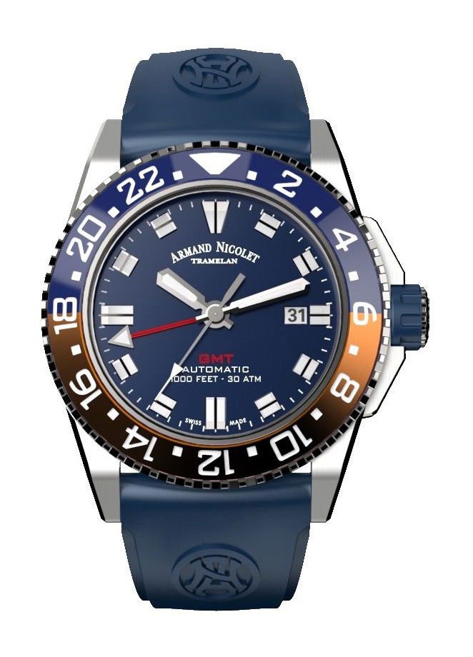 Armand Nicolet Js9-44 Blue