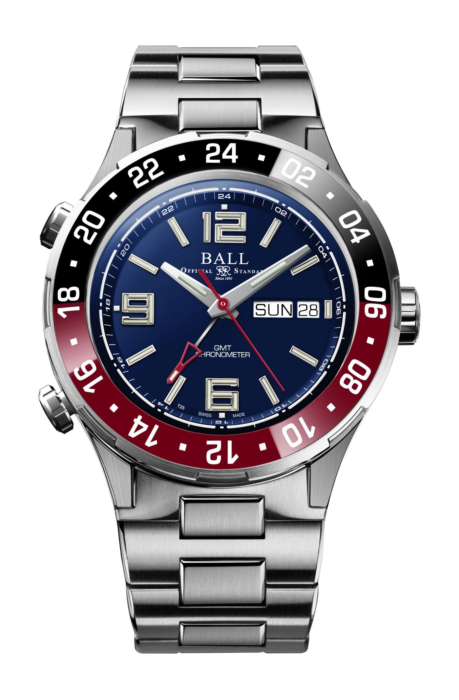 Ball Watch Roadmaster Marine Gmt 40 Blue
