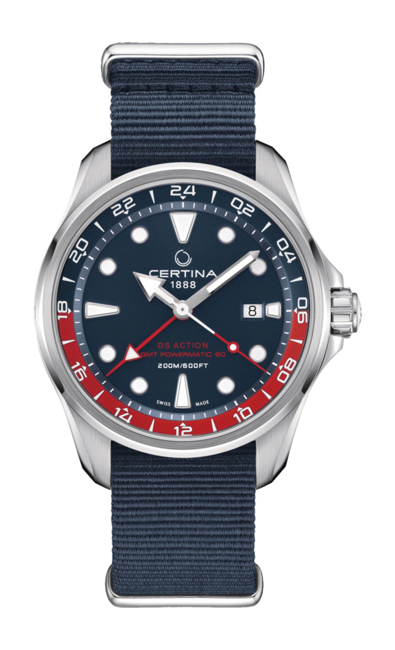 Certina Ds Action Gmt Blue