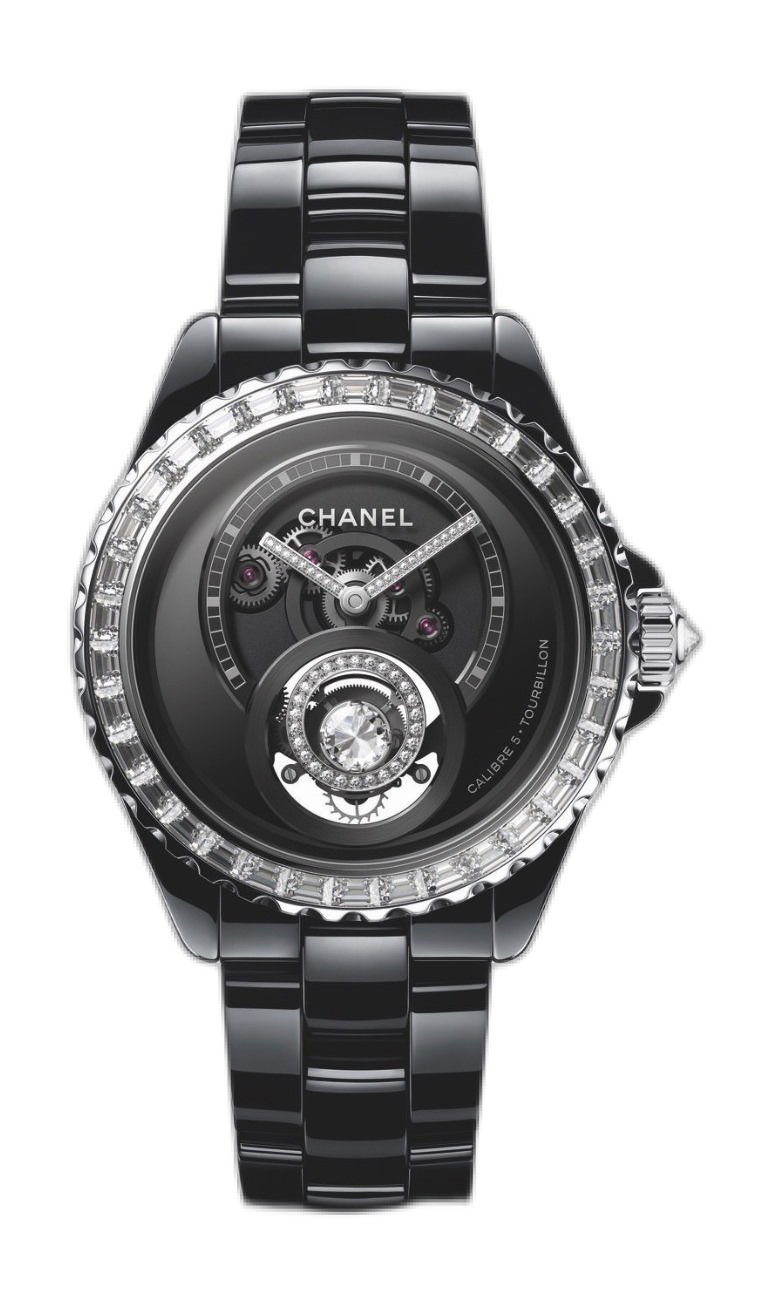 Chanel J12 Diamond Tourbillon Black