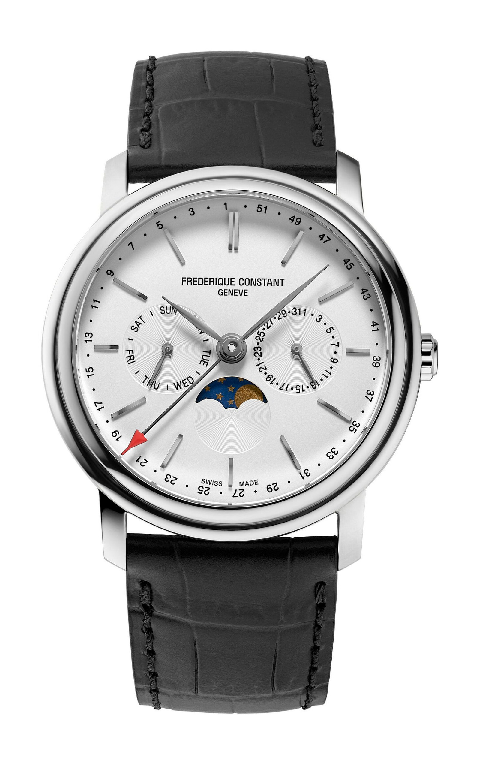 Frederique Constant Classics Index Business Timer White