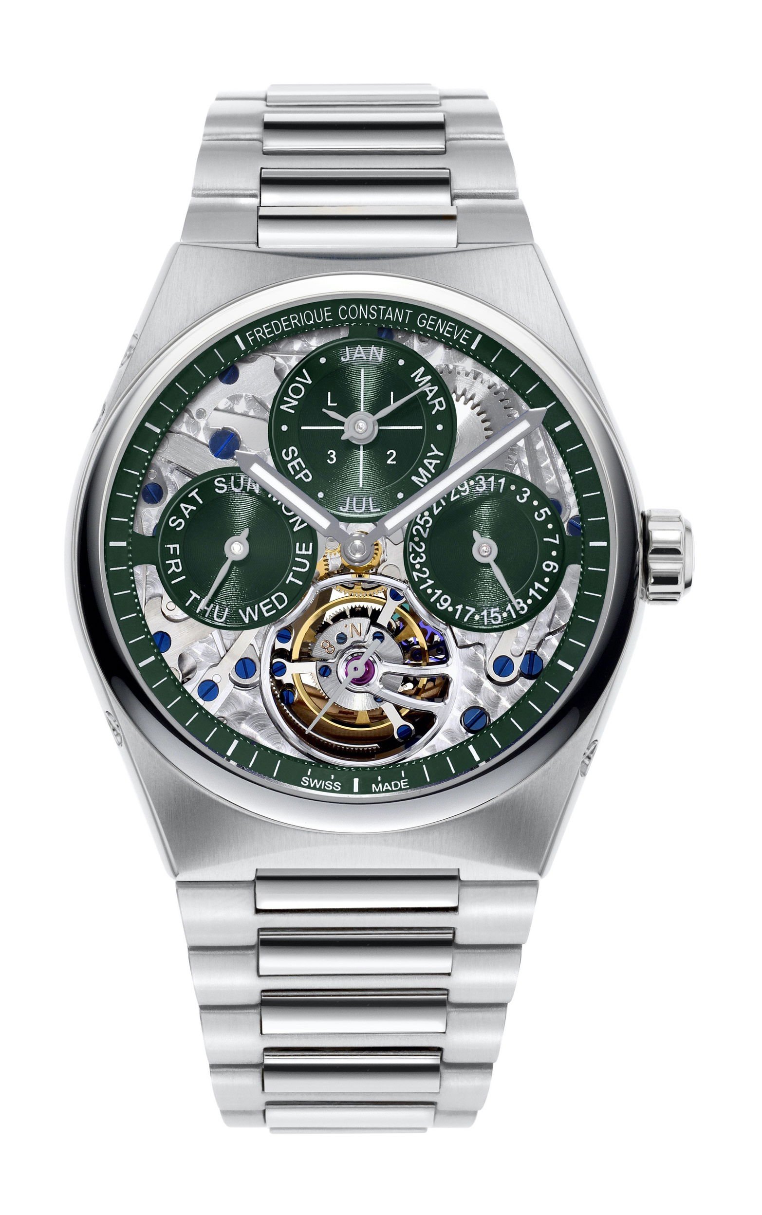 Frederique Constant Highlife Tourbillon Perpetual Calendar Manufacture Emerald Green