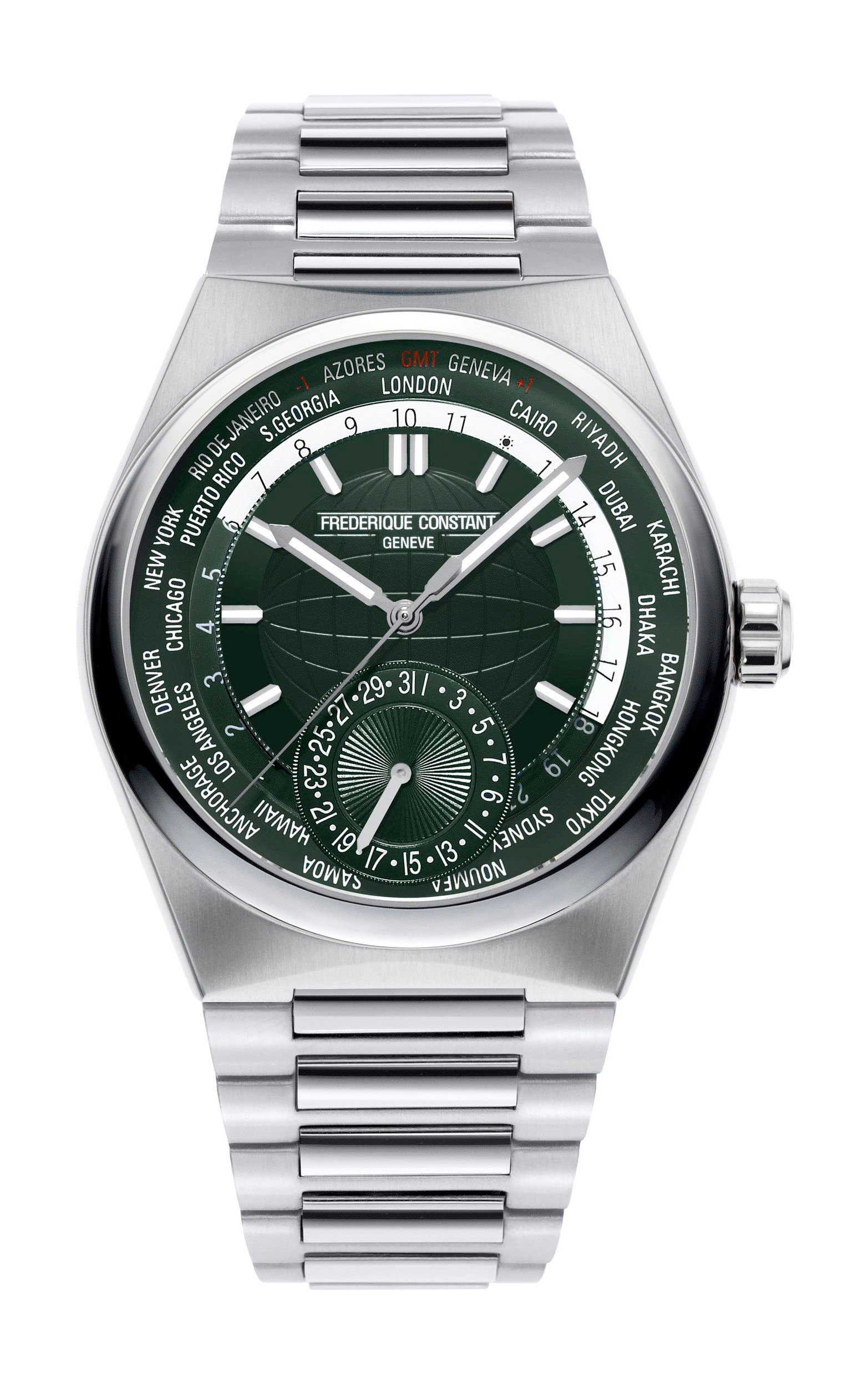 Frederique Constant Highlife Worldtimer Manufacture Emerald Green