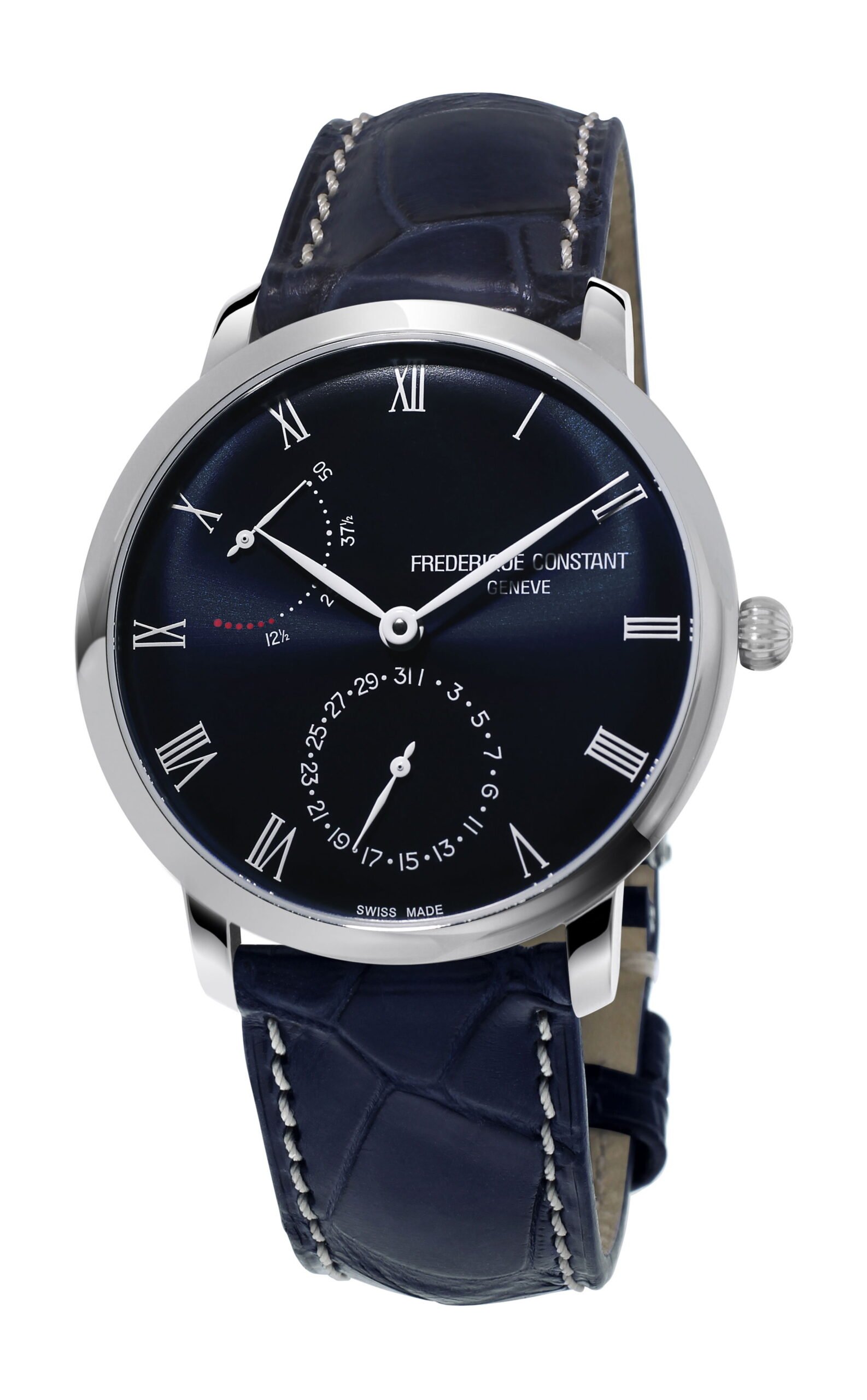 Frederique Constant Slimline Power Reserve Manufacture Blue