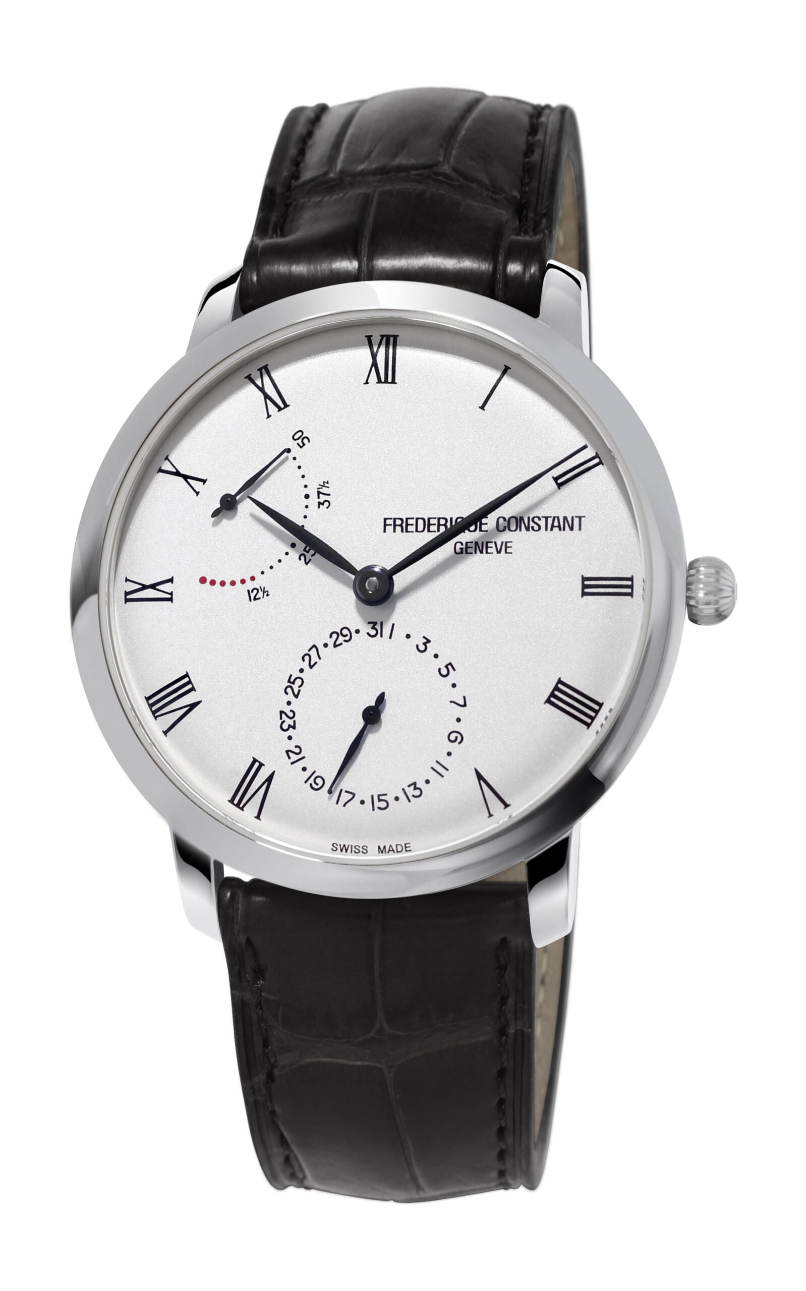 Frederique Constant Slimline Power Reserve Manufacture Silver