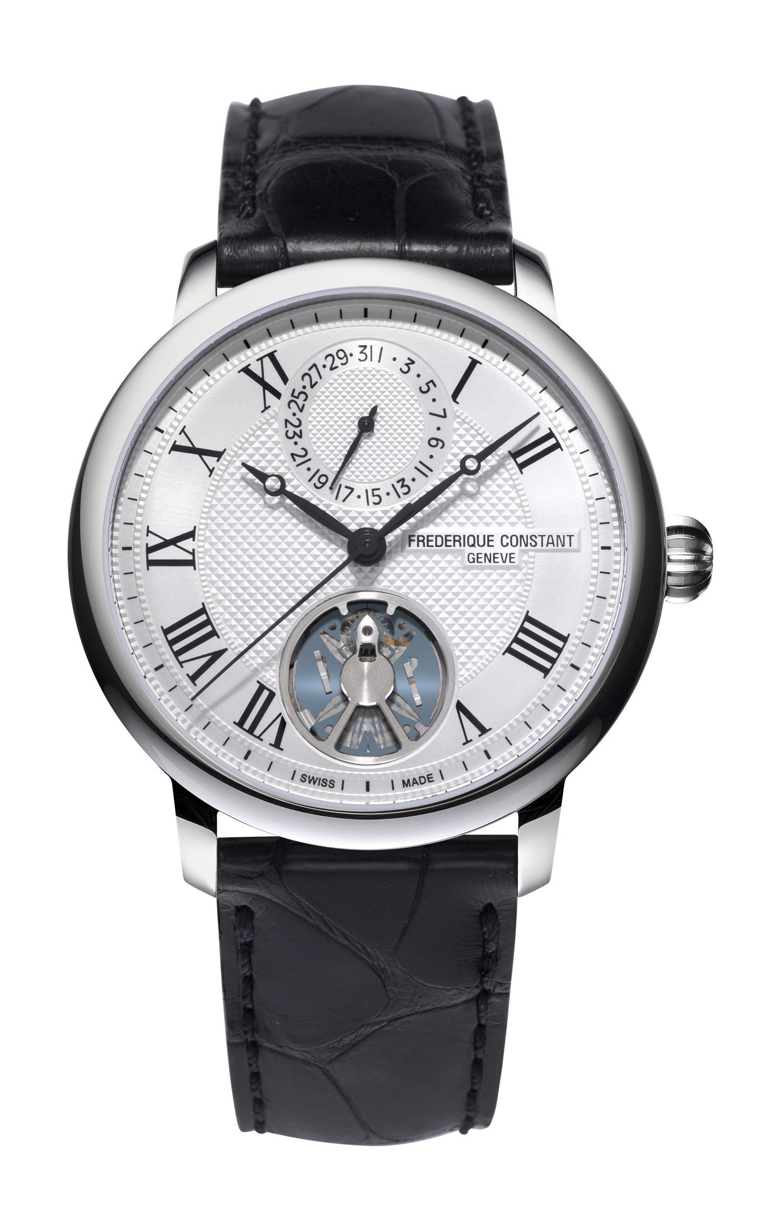 Frederique Constant Slimline Monolithic Manufacture Silver