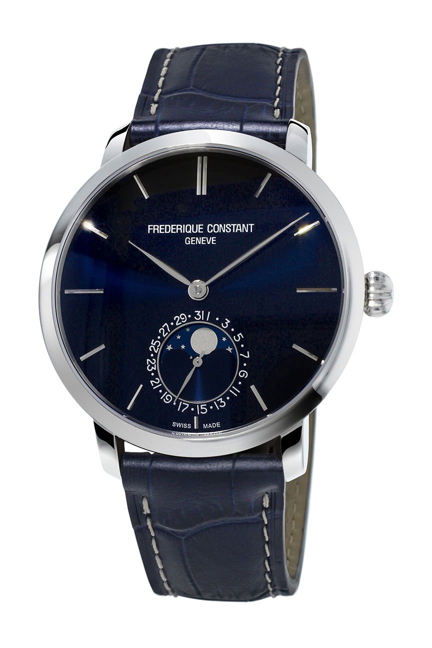 Frederique Constant Slimline Moonphase Manufacture Blue