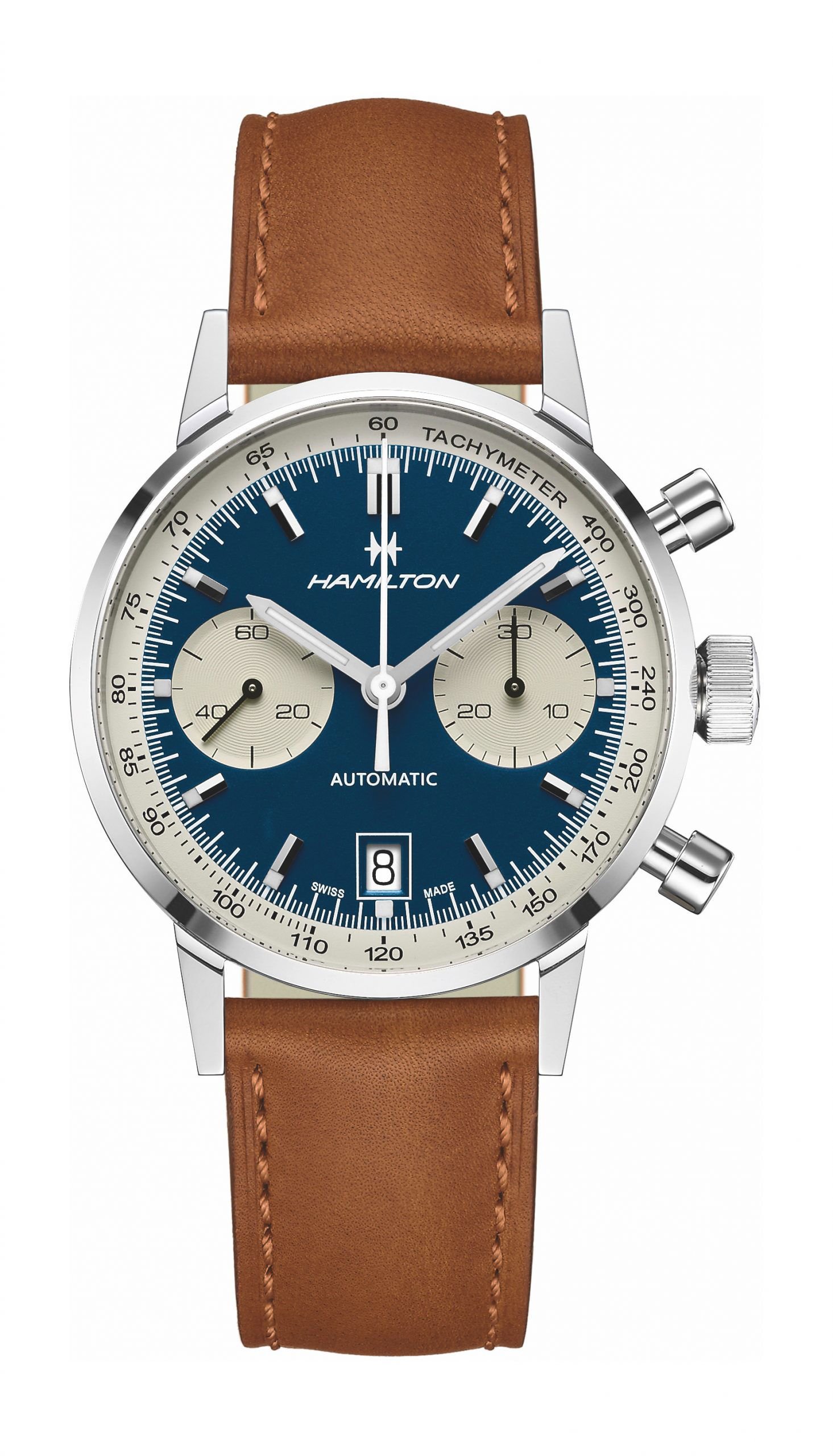 Hamilton American Classic Intra-Matic Auto Chrono 40 Mm Blue