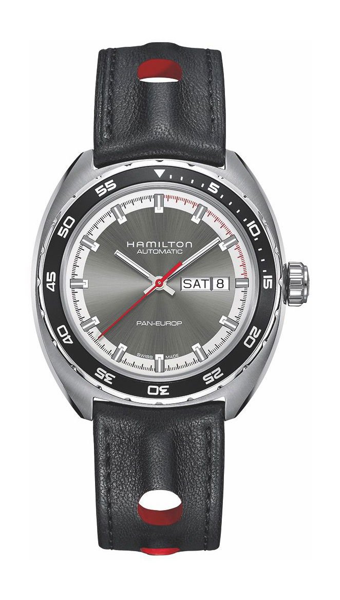 Hamilton American Classic Pan Europ Day Date Auto Gray