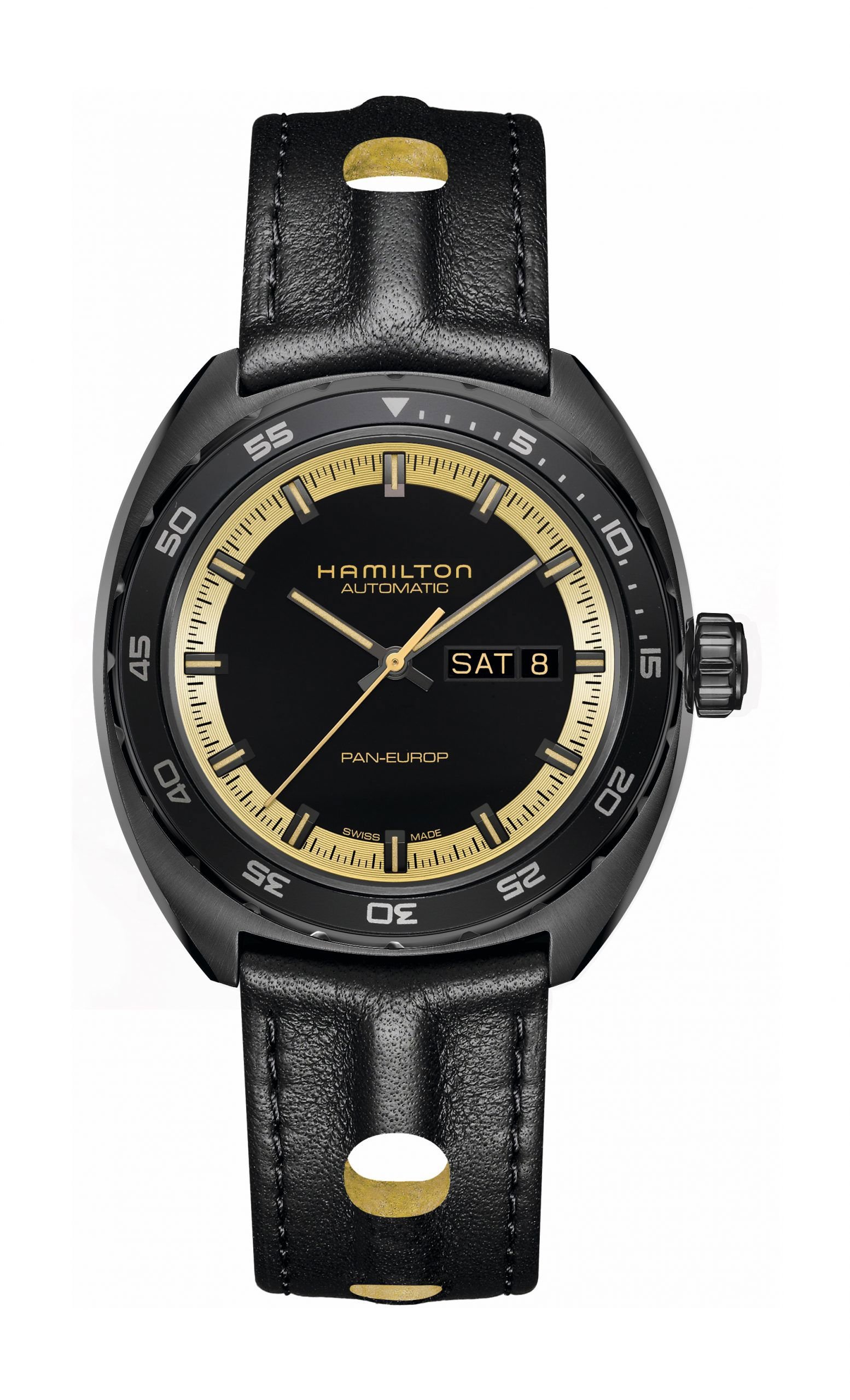 Hamilton American Classic Pan Europ Black