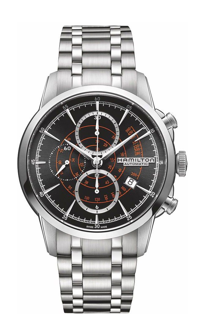 Hamilton American Classic Railroad Auto Chrono Black