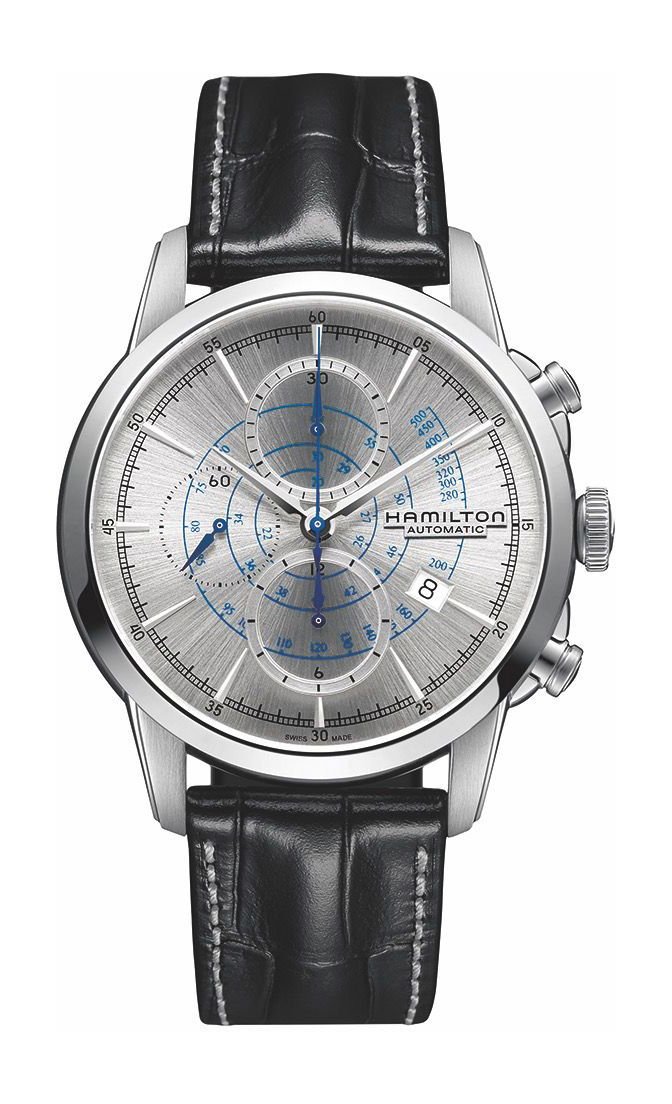 Hamilton American Classic Railroad Auto Chrono Silver