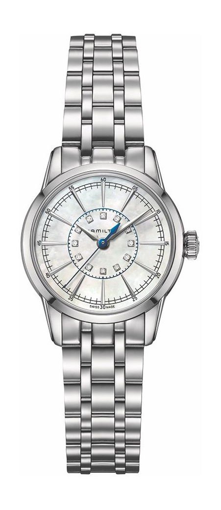Hamilton American Classic Railroad Lady Quartz White