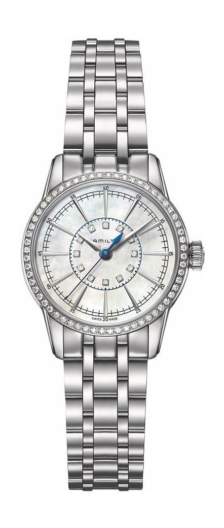 Hamilton American Classic Railroad Lady Quartz White