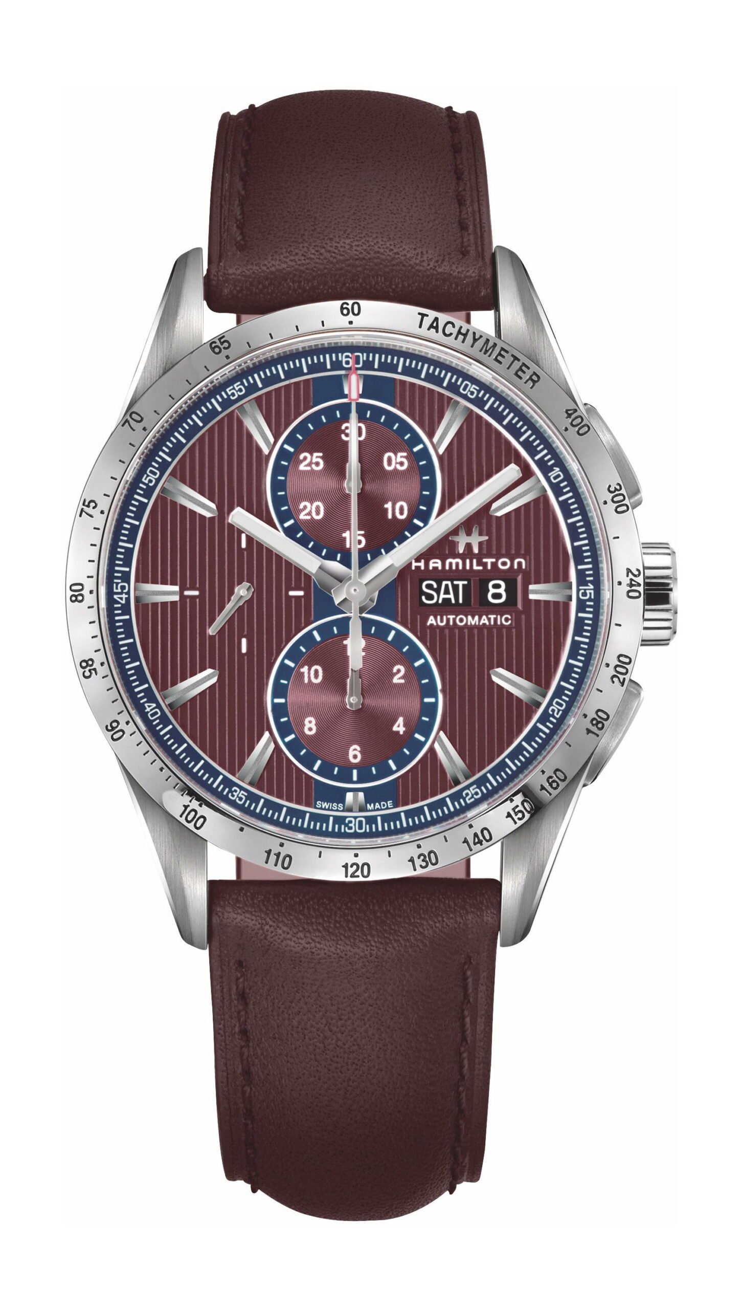 Hamilton Broadway Day Date Auto Chrono Purple