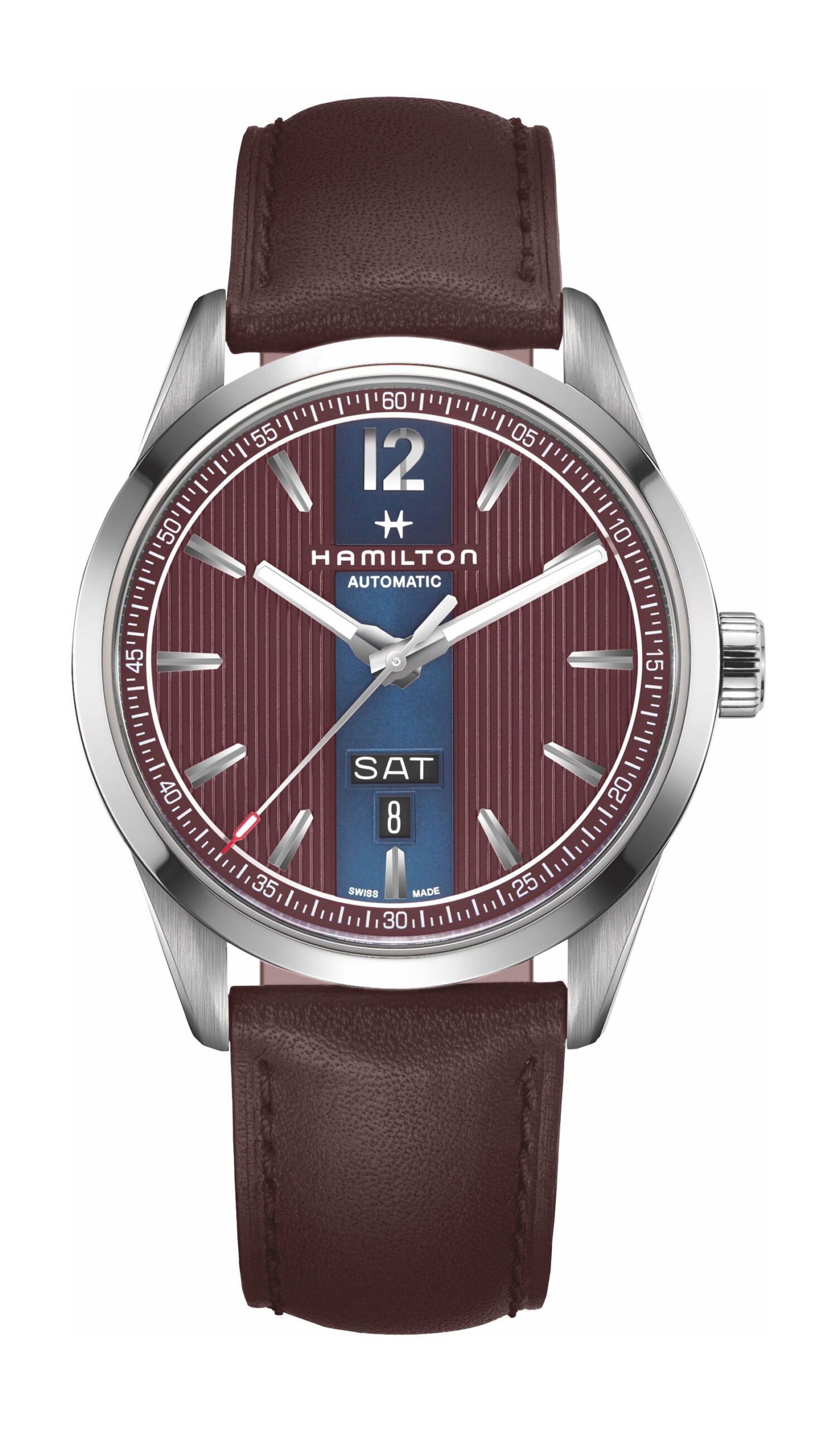 Hamilton Broadway Day Date Auto Purple