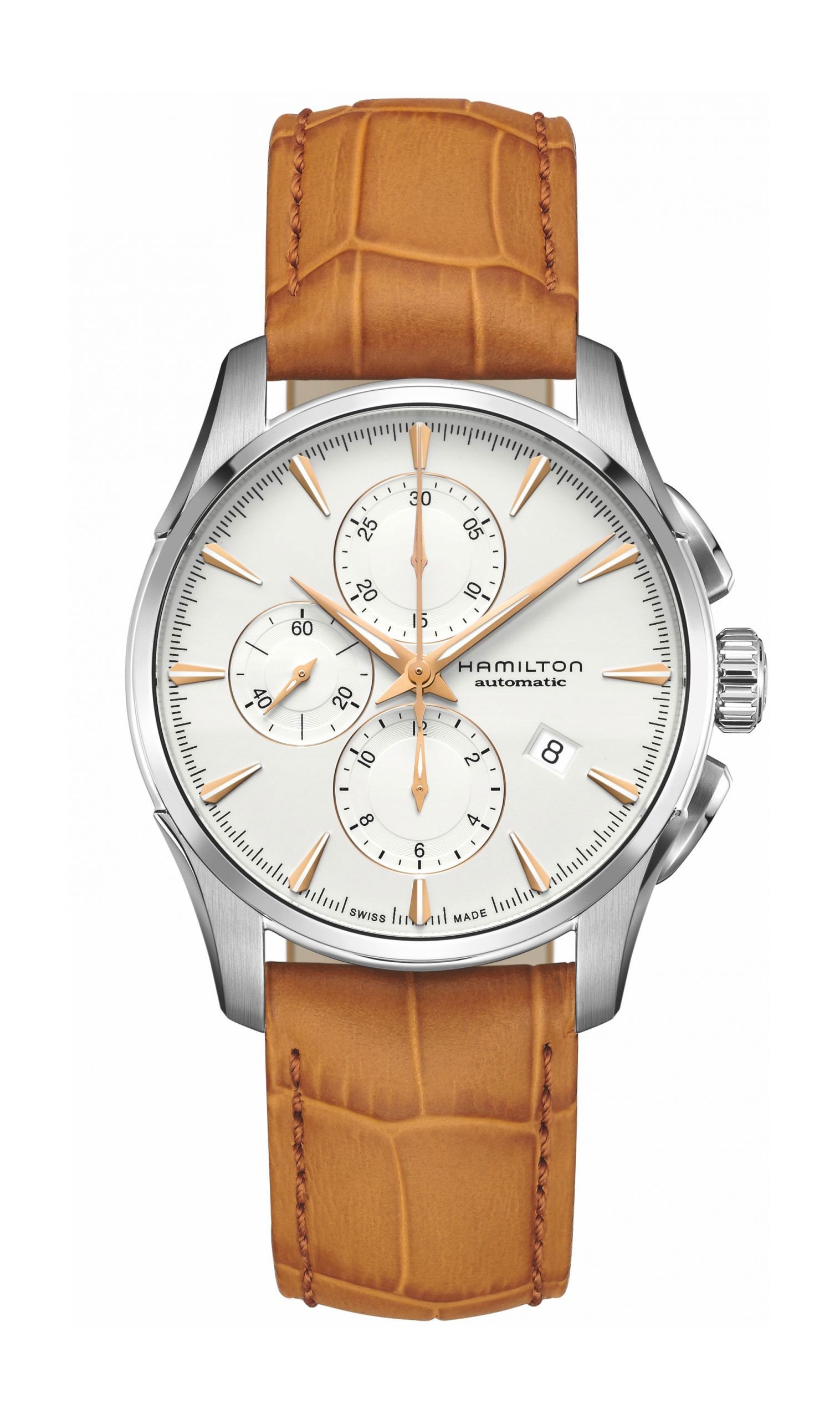 Hamilton Jazzmaster Auto Chrono White