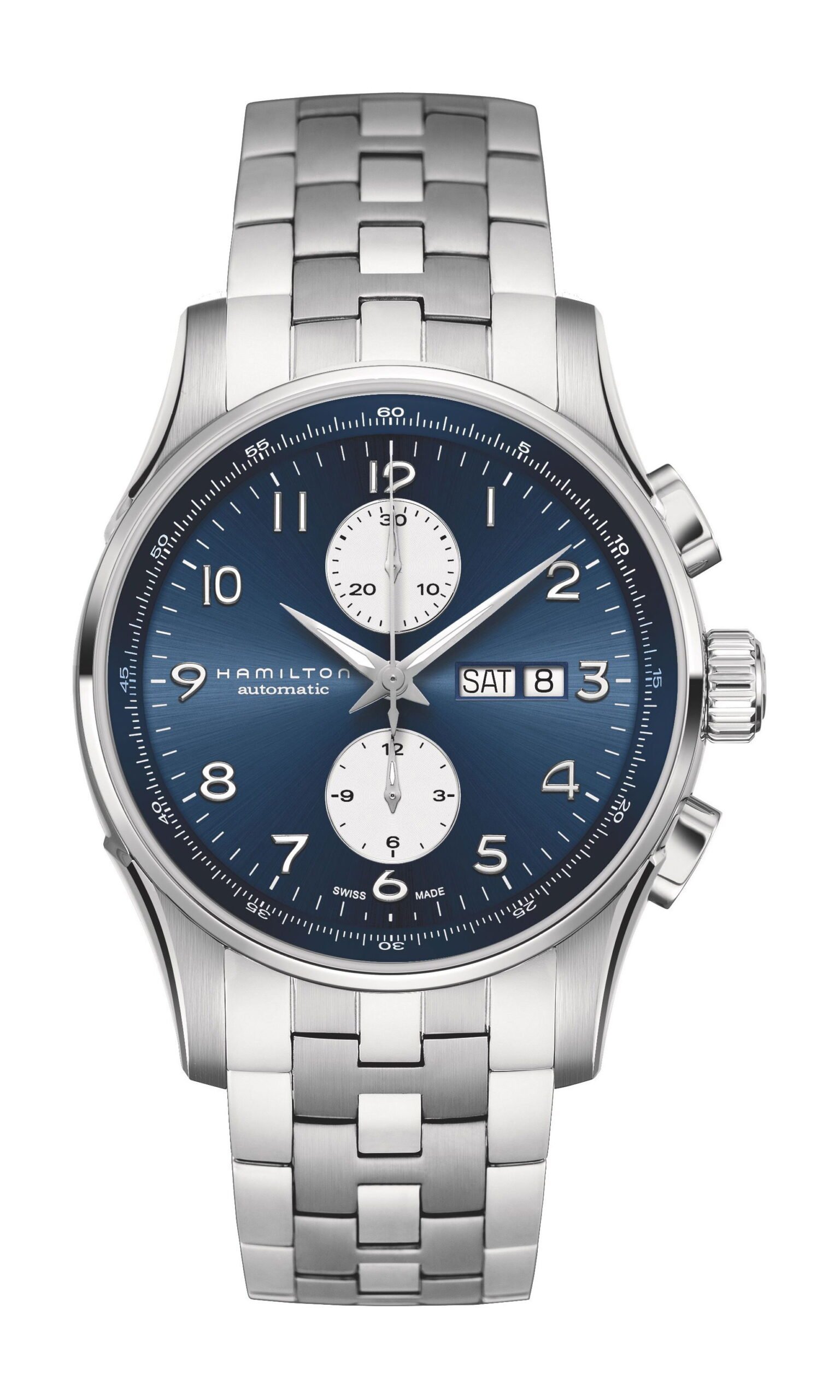 Hamilton Jazzmaster Maestro Auto Chrono 45 Mm Blue