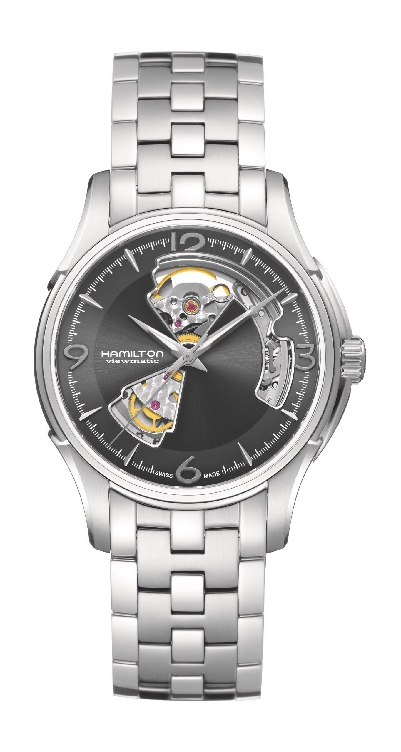 Hamilton Jazzmaster Open Heart Auto 40Mm Gray