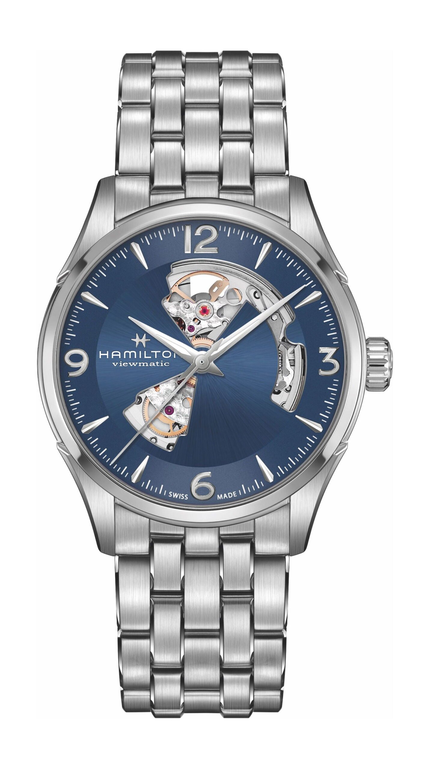 Hamilton Jazzmaster Open Heart Auto 42Mm Blue
