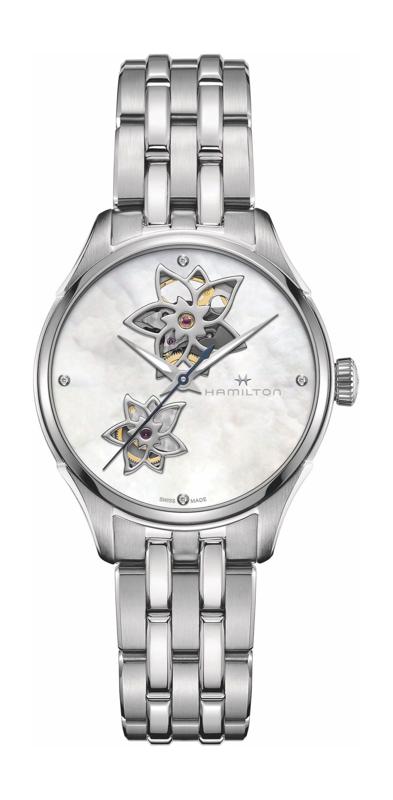 Hamilton Jazzmaster Open Heart Auto White