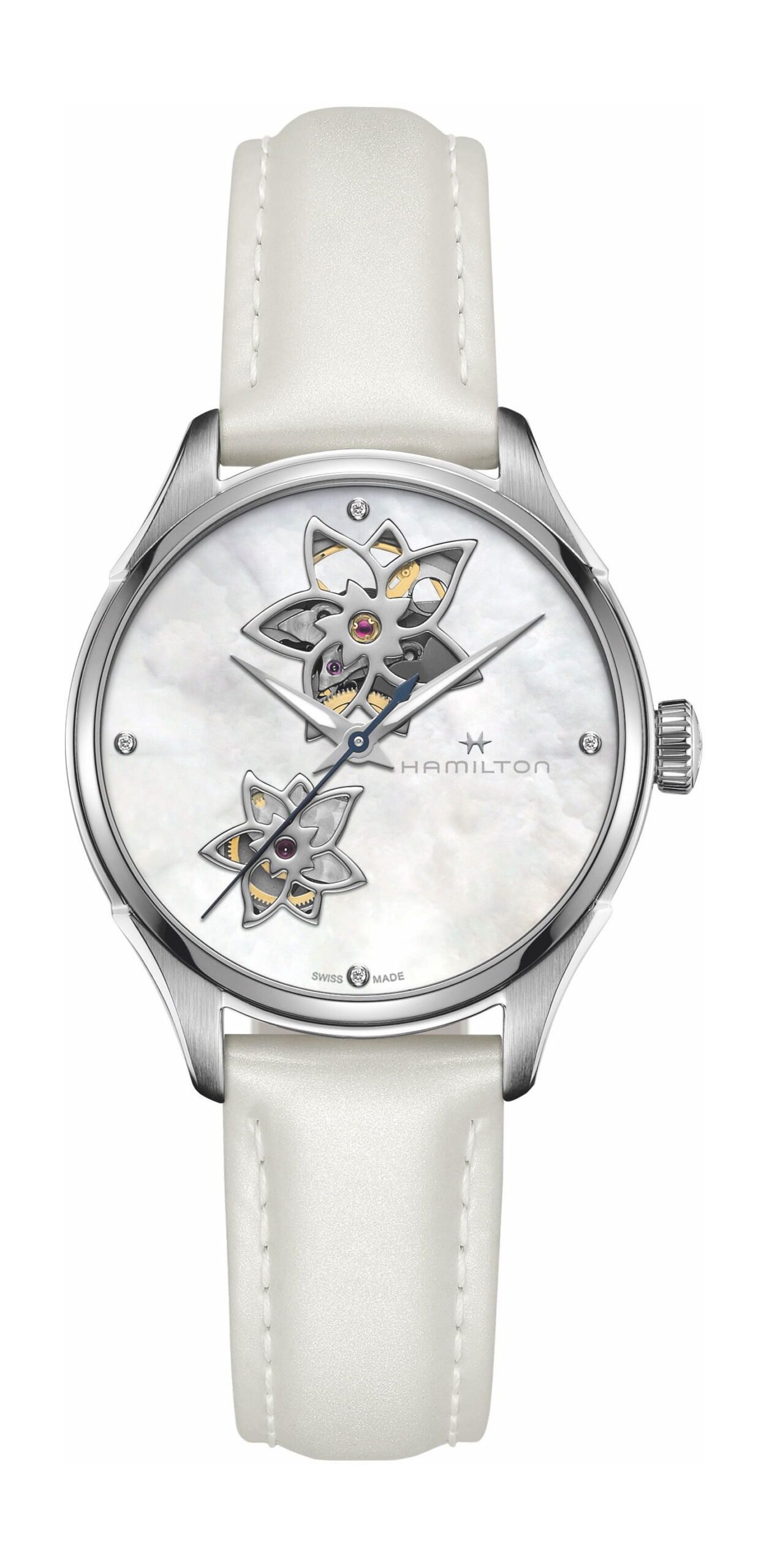 Hamilton Jazzmaster Open Heart Auto White