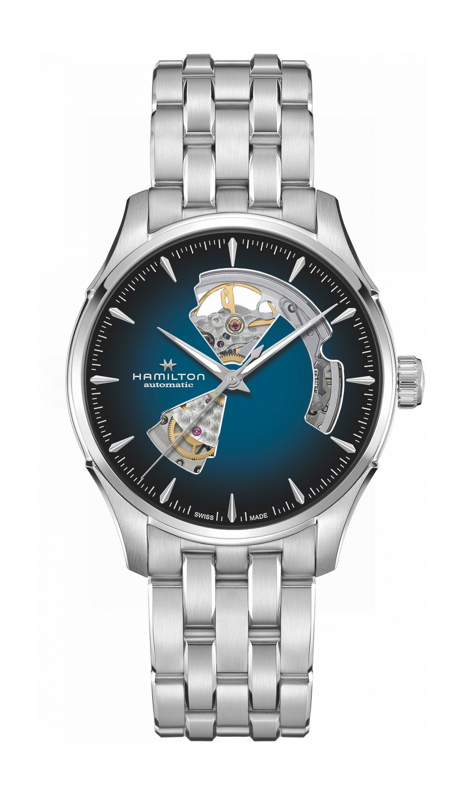 Hamilton Jazzmaster Open Heart Auto Blue