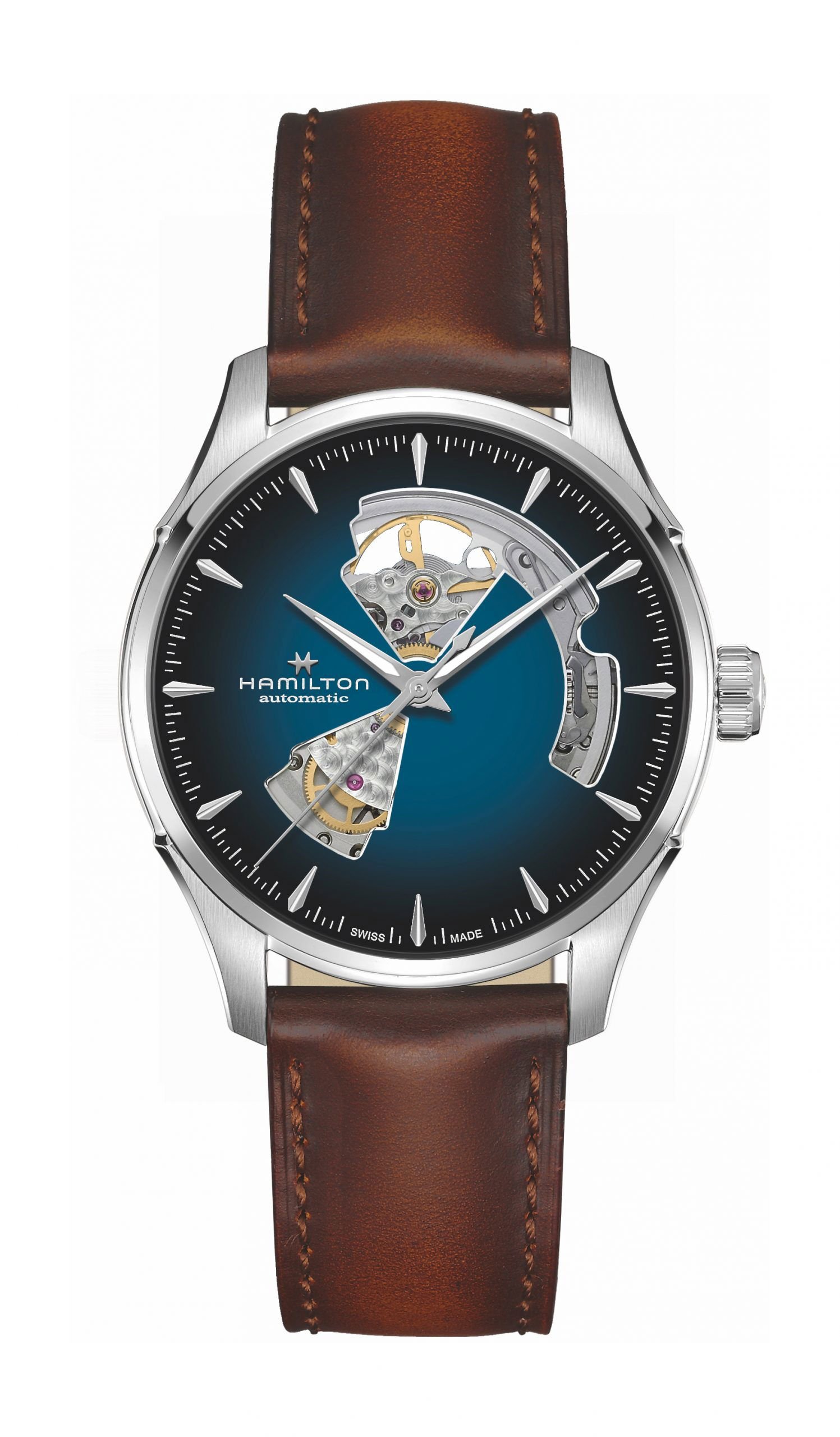 Hamilton Jazzmaster Open Heart Auto Blue