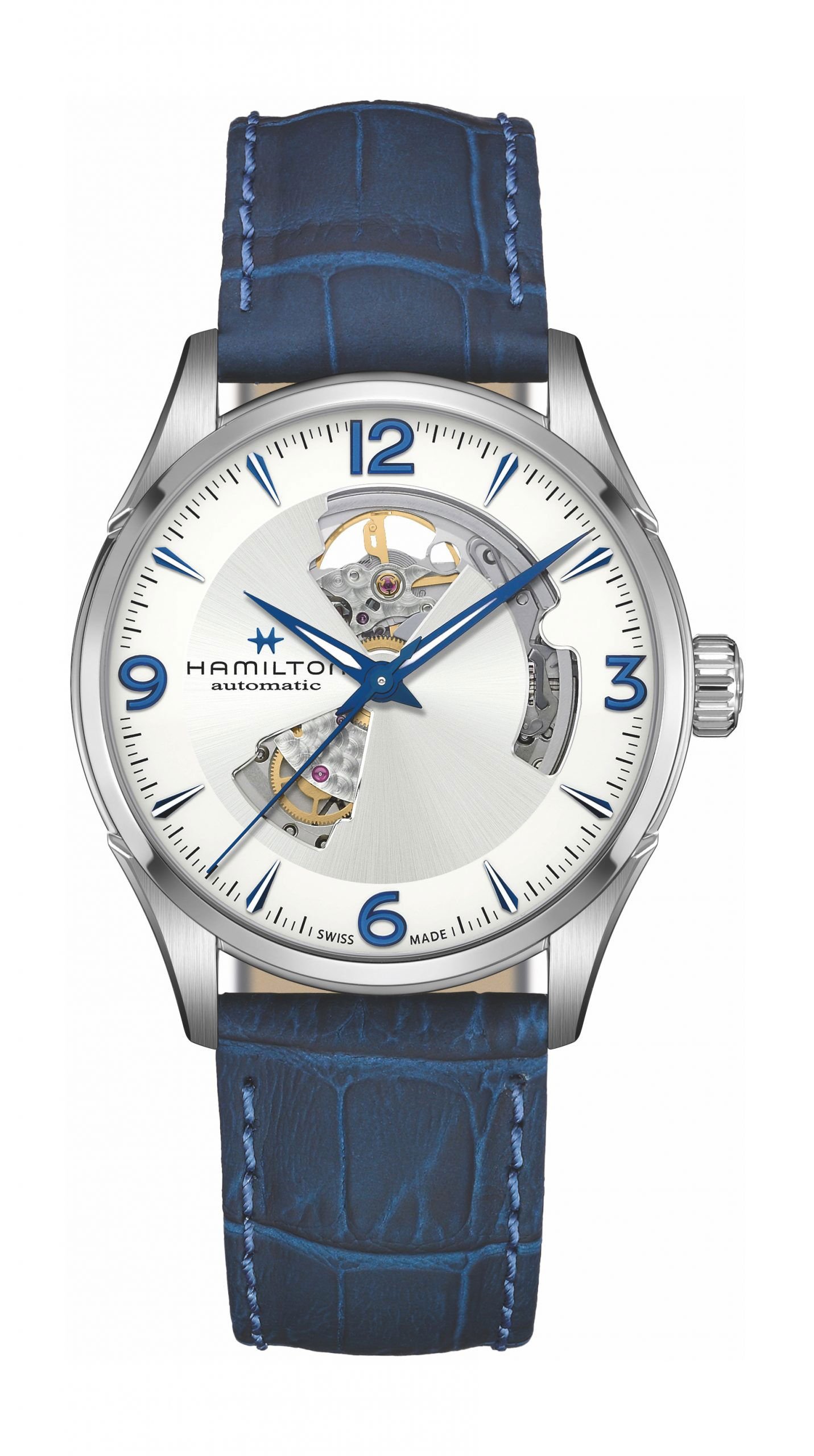 Hamilton Jazzmaster Open Heart Auto Silver