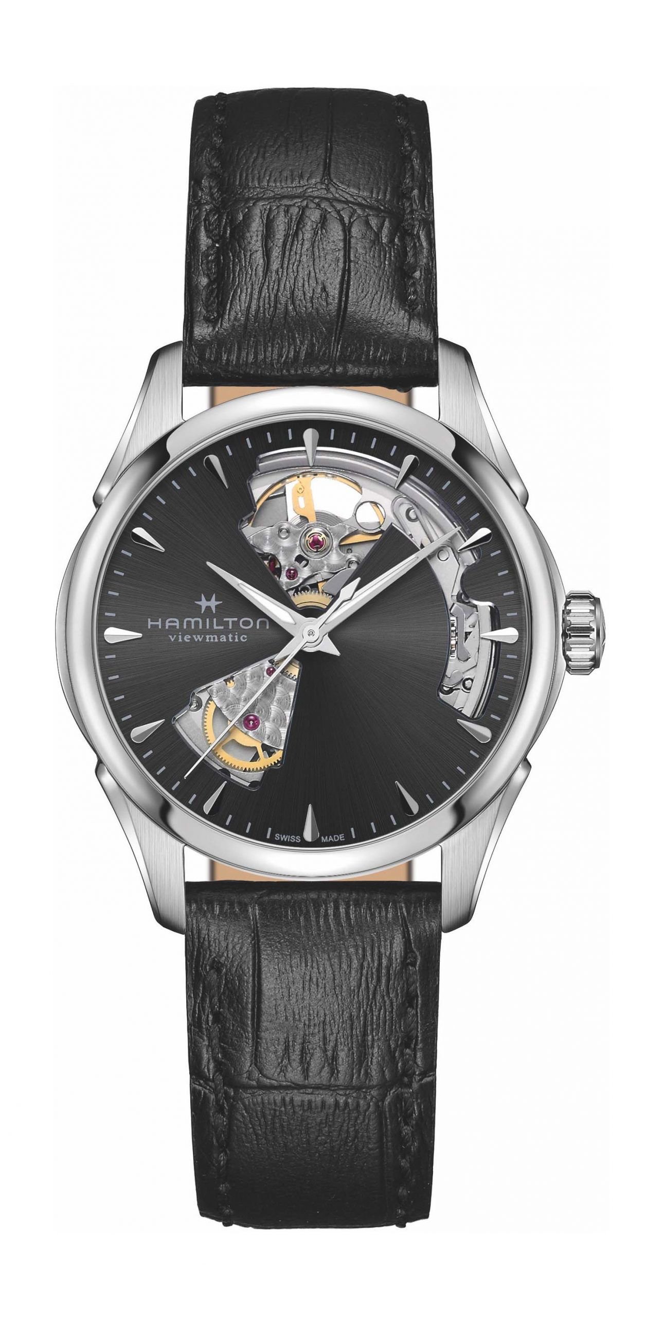 Hamilton Jazzmaster Open Heart Black