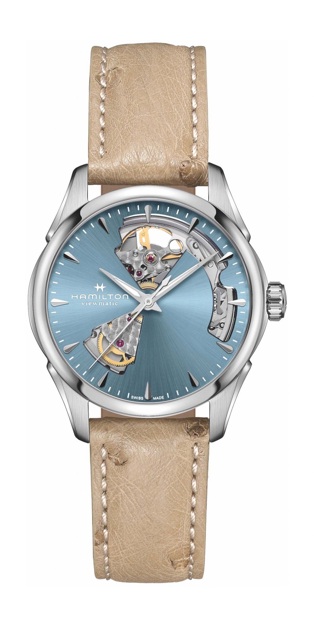 Hamilton Jazzmaster Open Heart Blue