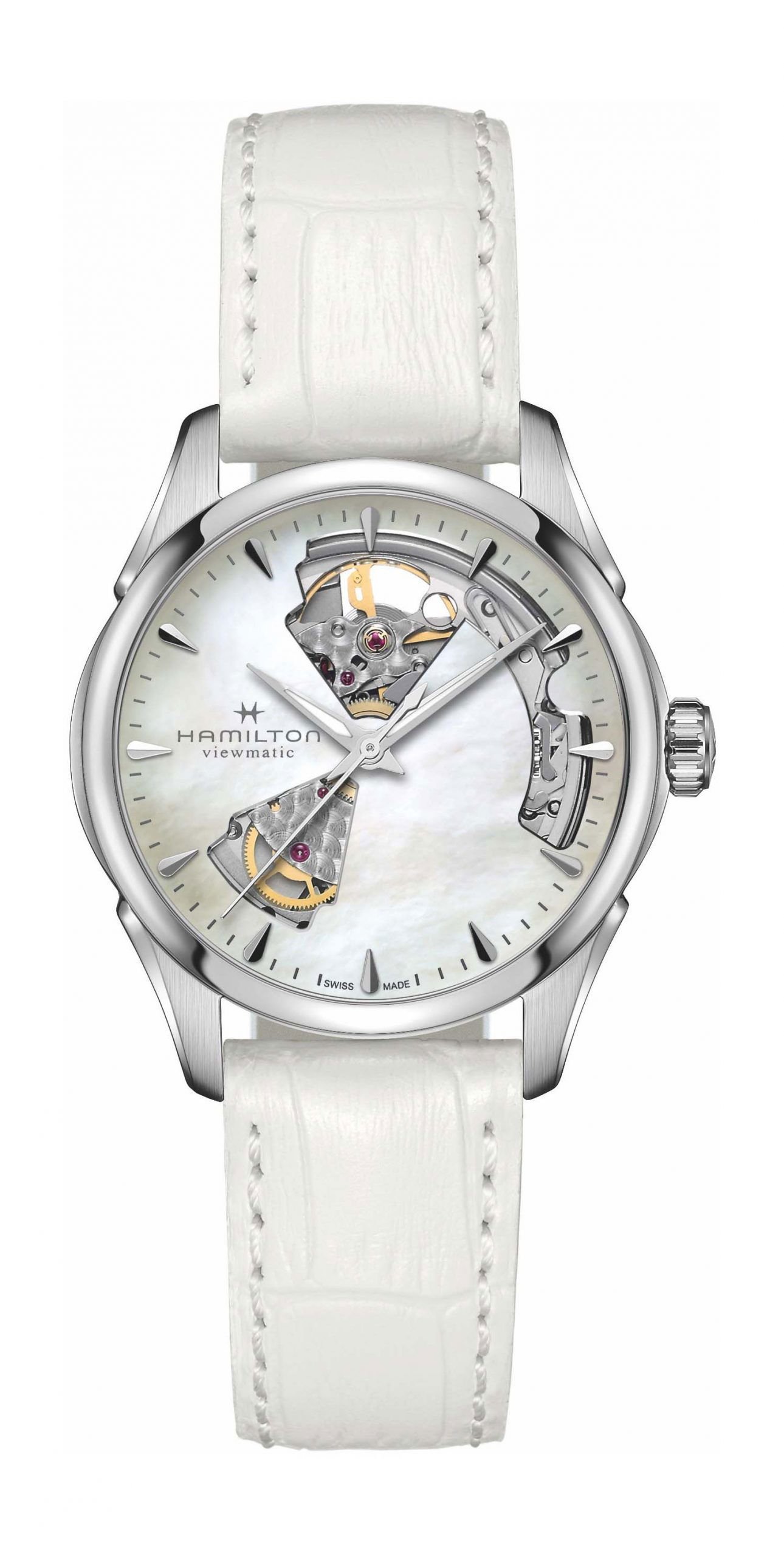 Hamilton Jazzmaster Open Heart White