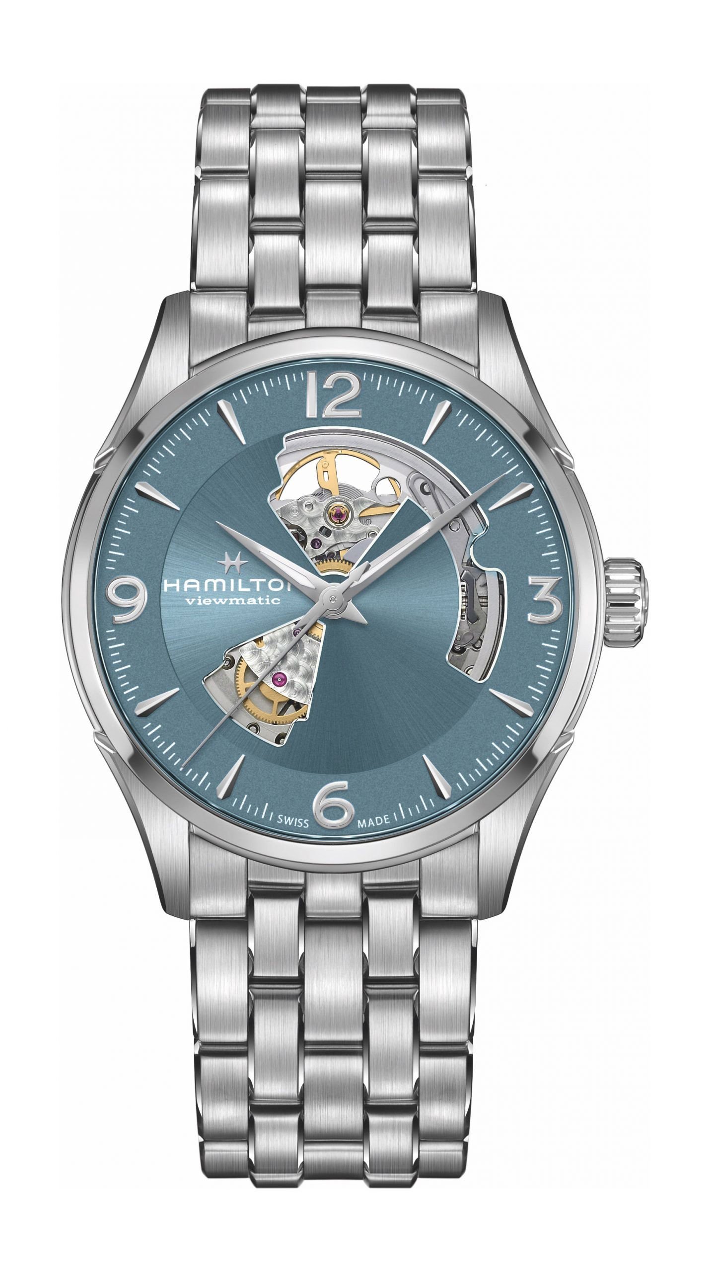 Hamilton Jazzmaster Open Heart Blue