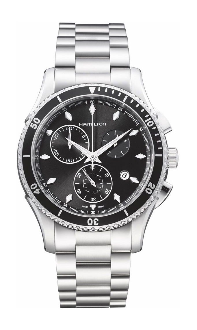 Hamilton Jazzmaster Seaview Chrono Quartz Black