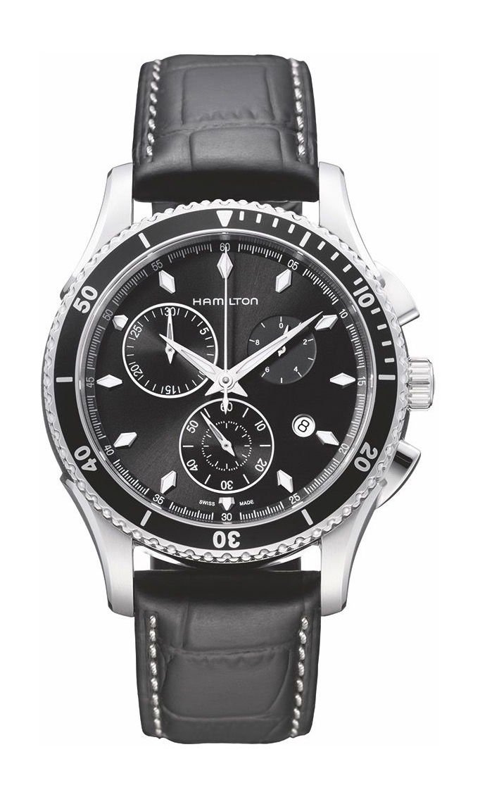 Hamilton Jazzmaster Seaview Chrono Quartz Black