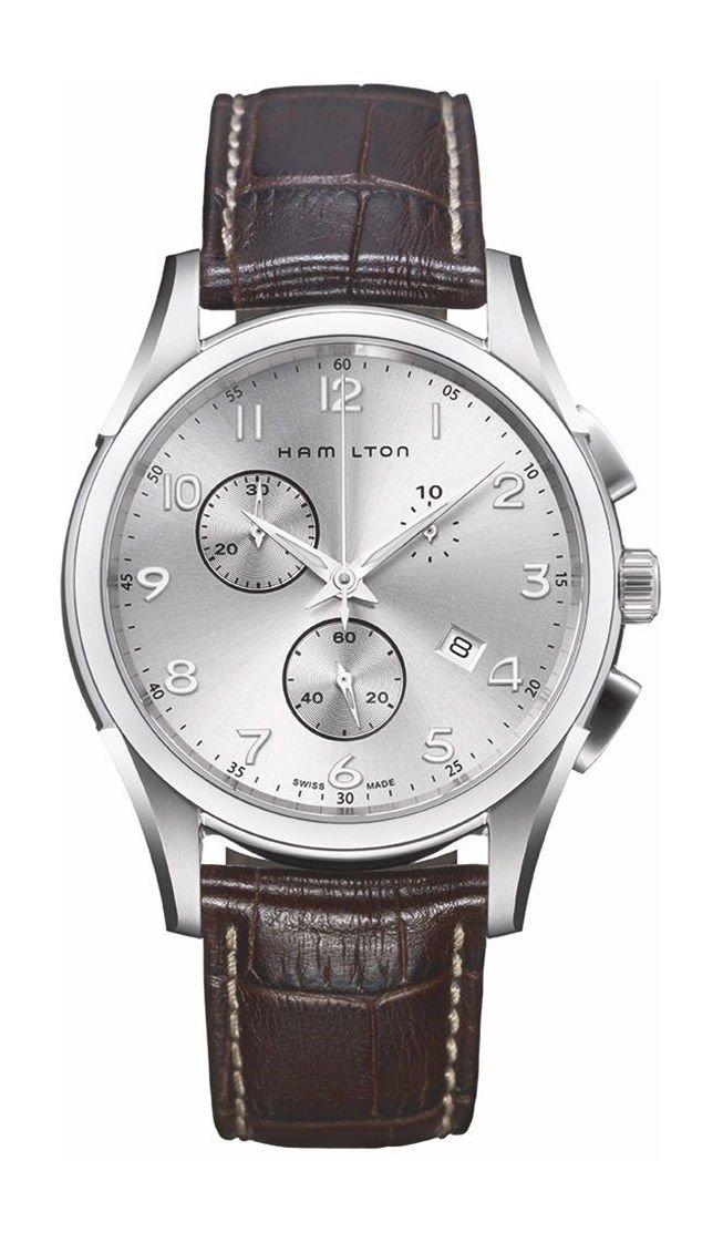 Hamilton Jazzmaster Thinline Chrono Quartz Silver