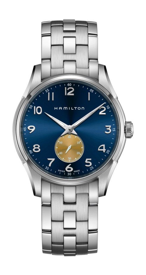 Hamilton Jazzmaster Thinline Small Second Quartz Blue