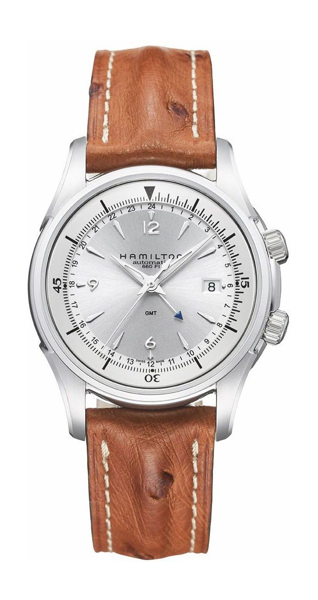Hamilton Jazzmaster Traveler Gmt Silver