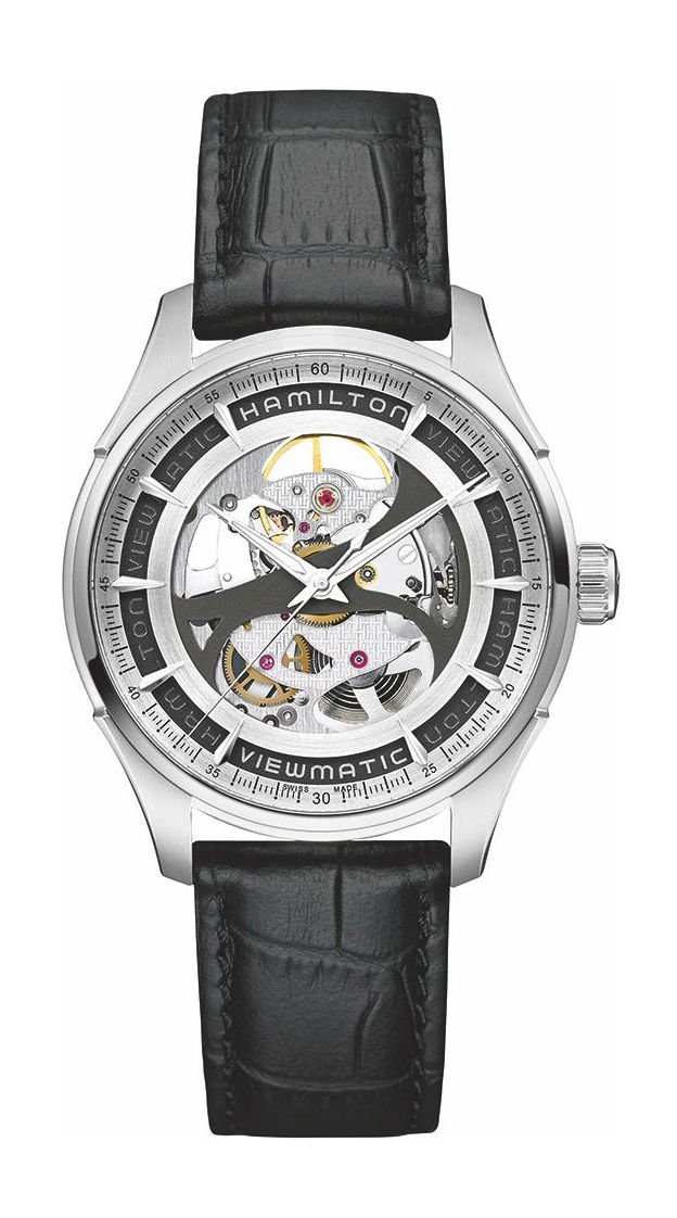 Hamilton Jazzmaster Viewmatic Skeleton Gent Auto Silver