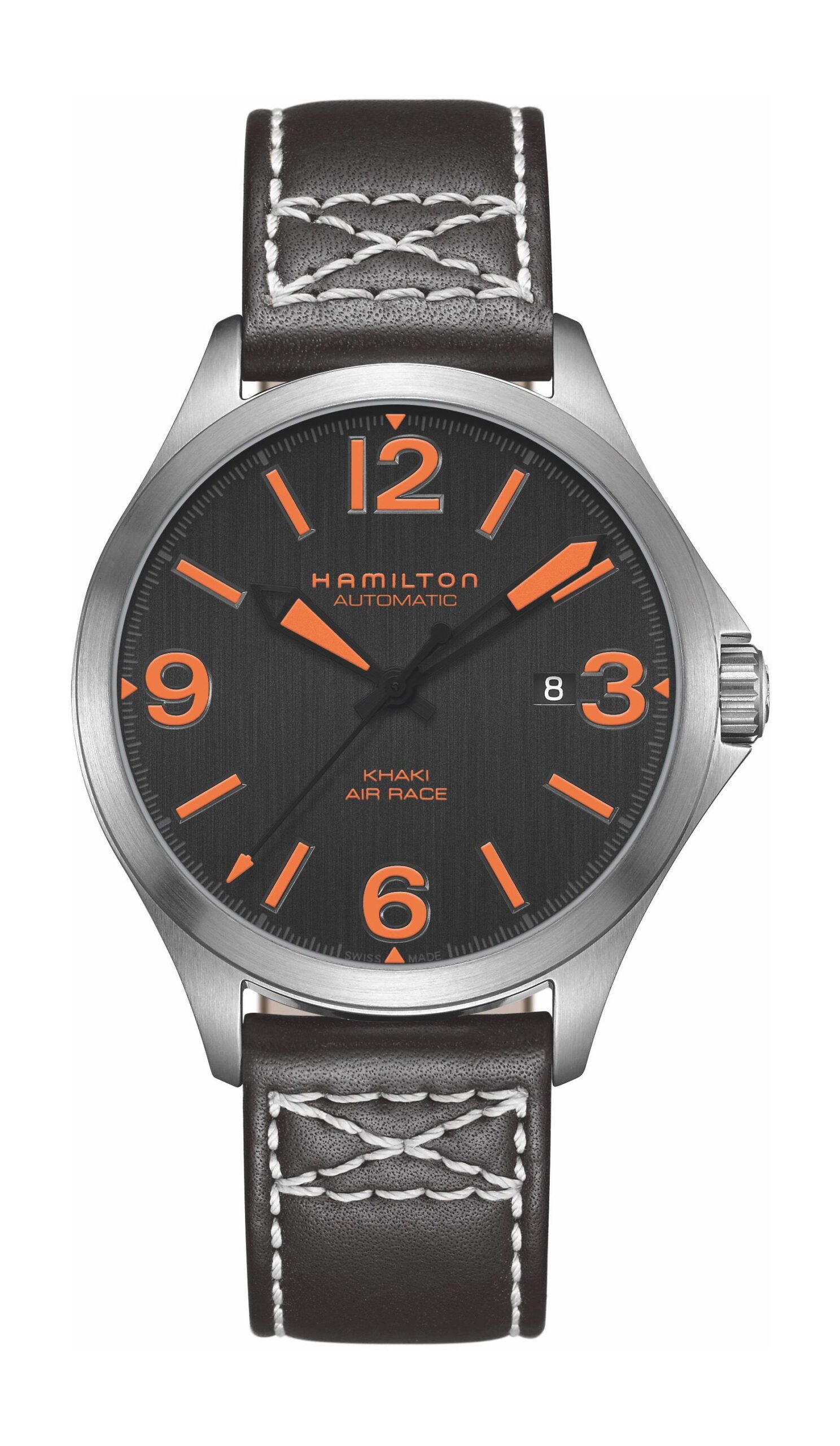 Hamilton Khaki Aviation Air Race Auto 42Mm Black