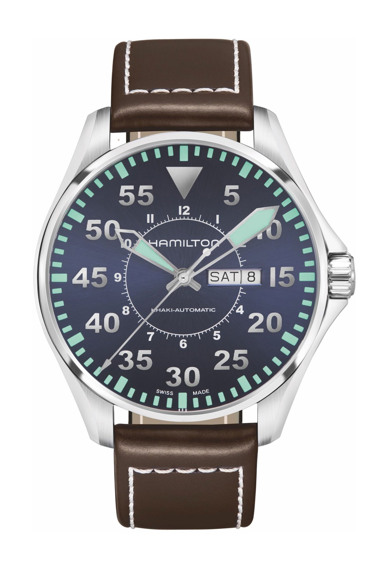 Hamilton Khaki Aviation Khaki Pilot Auto 46Mm Blue