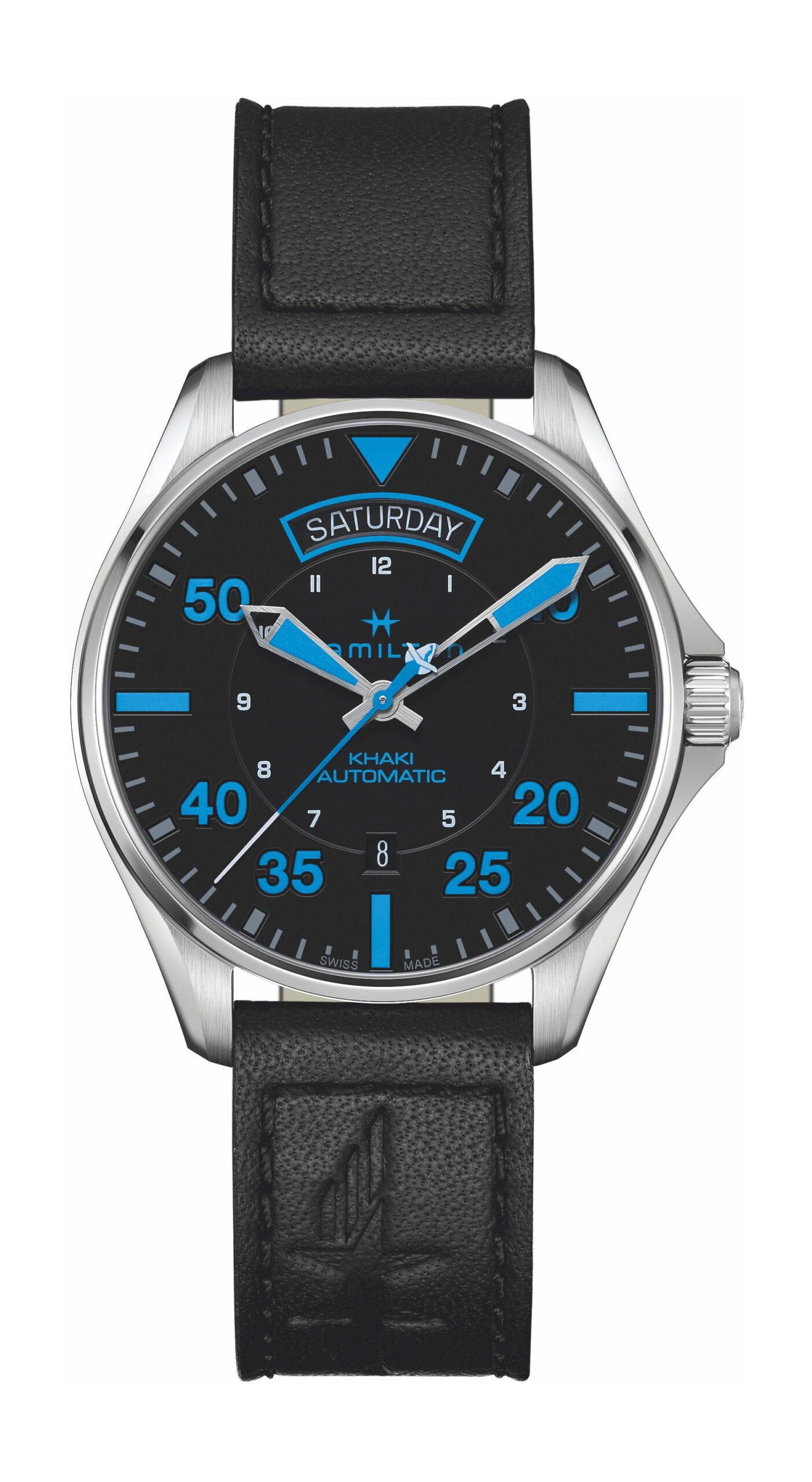 Hamilton Khaki Aviation Khaki Pilot Day-Date – Air Zermatt Auto Black