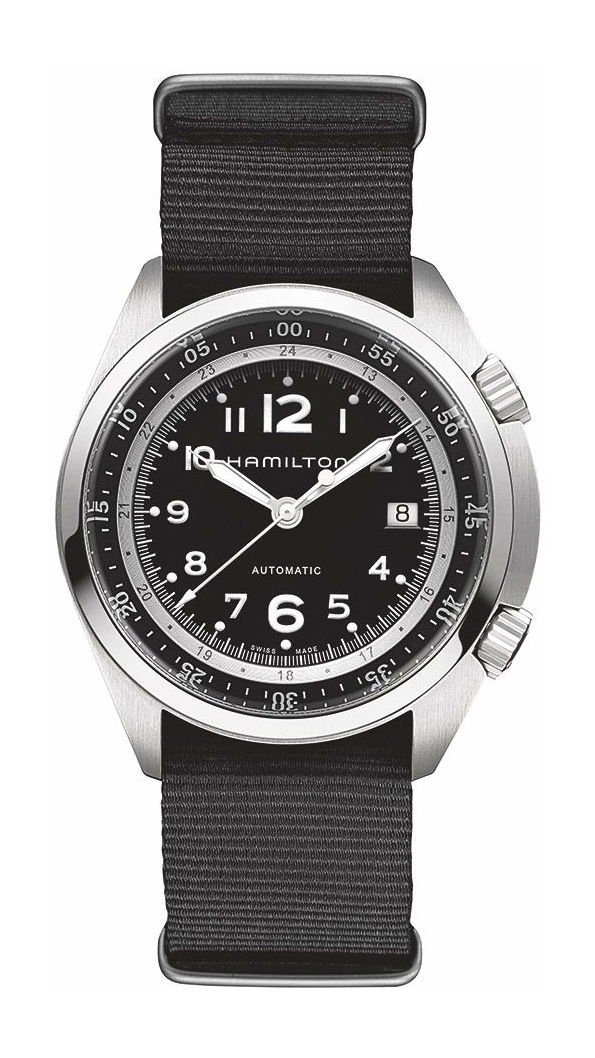 Hamilton Khaki Aviation Khaki Pilot Pioneer Auto Black